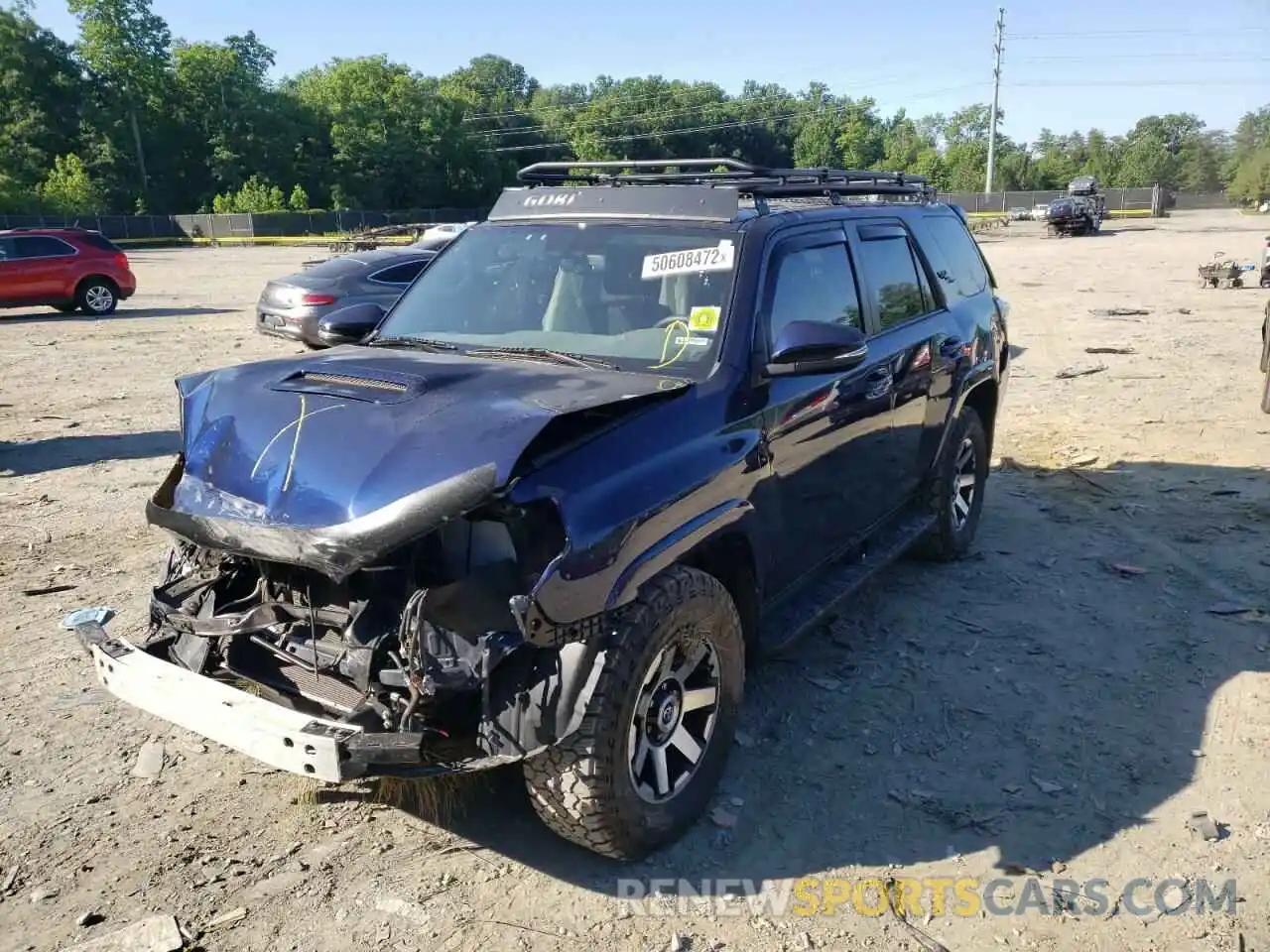 2 Photograph of a damaged car JTEBU5JR5K5658342 TOYOTA 4RUNNER 2019