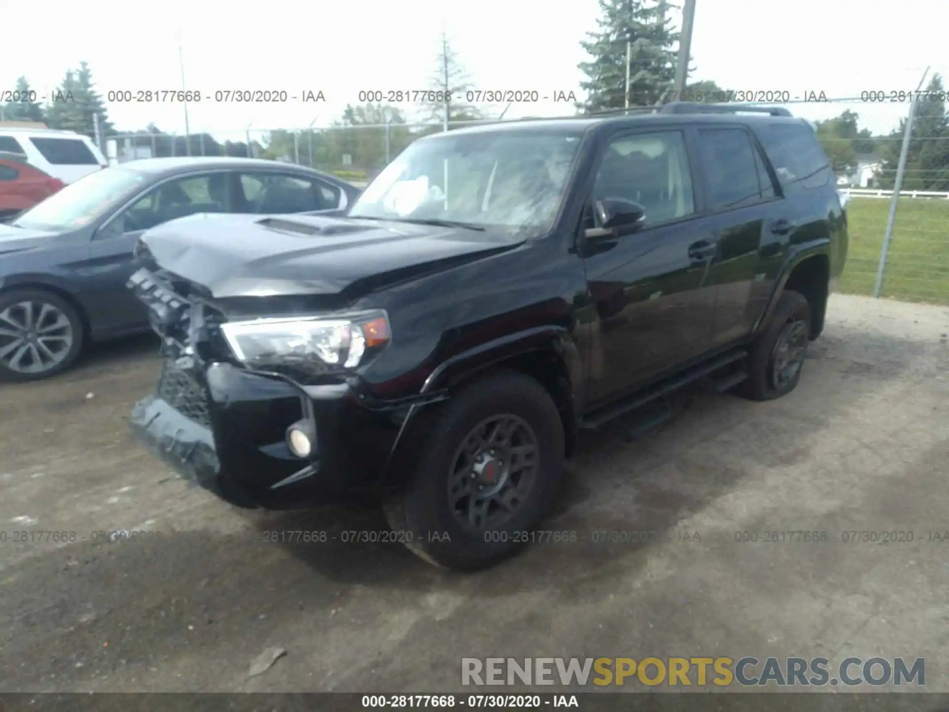 2 Photograph of a damaged car JTEBU5JR5K5658700 TOYOTA 4RUNNER 2019