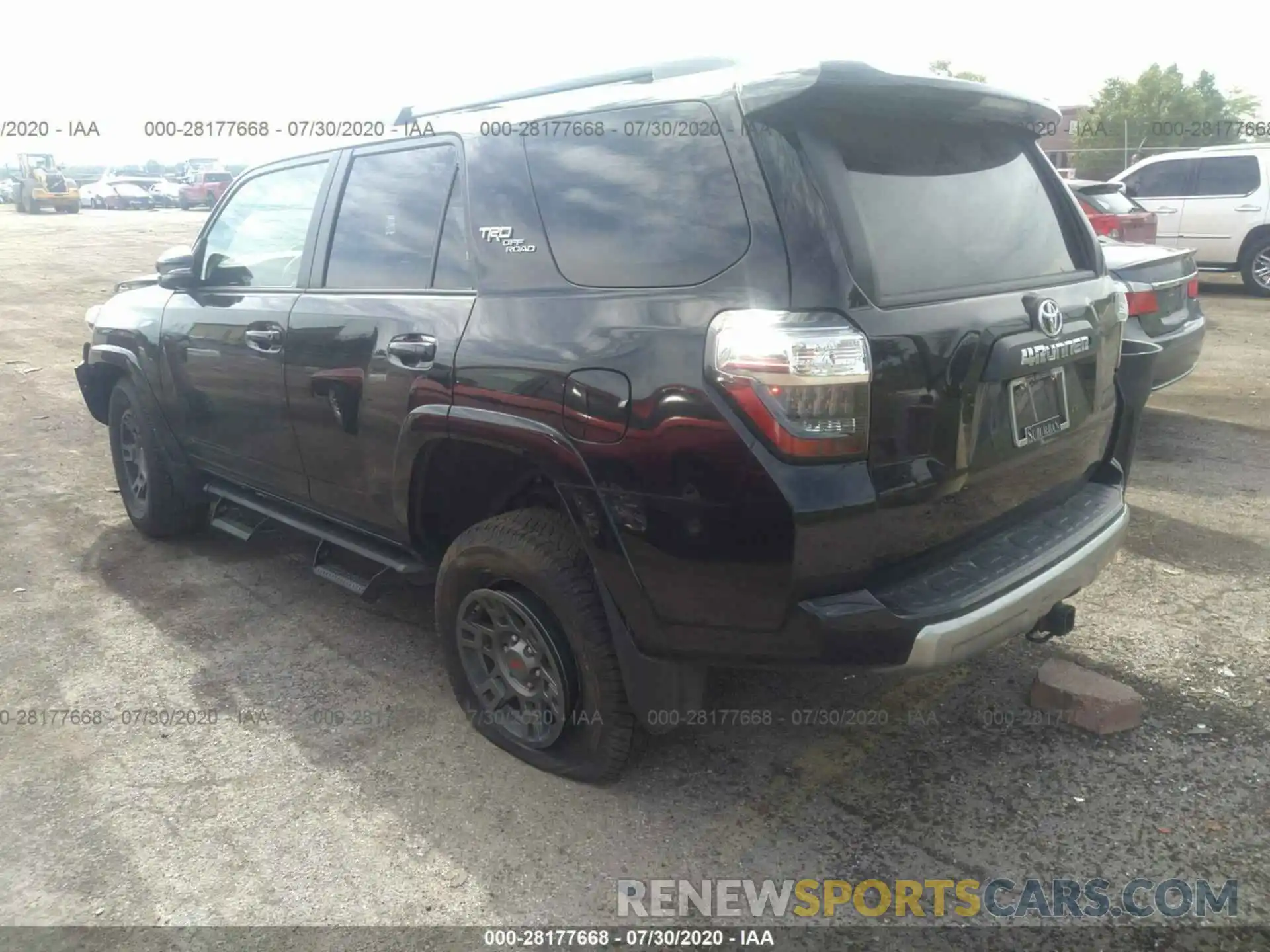 3 Photograph of a damaged car JTEBU5JR5K5658700 TOYOTA 4RUNNER 2019