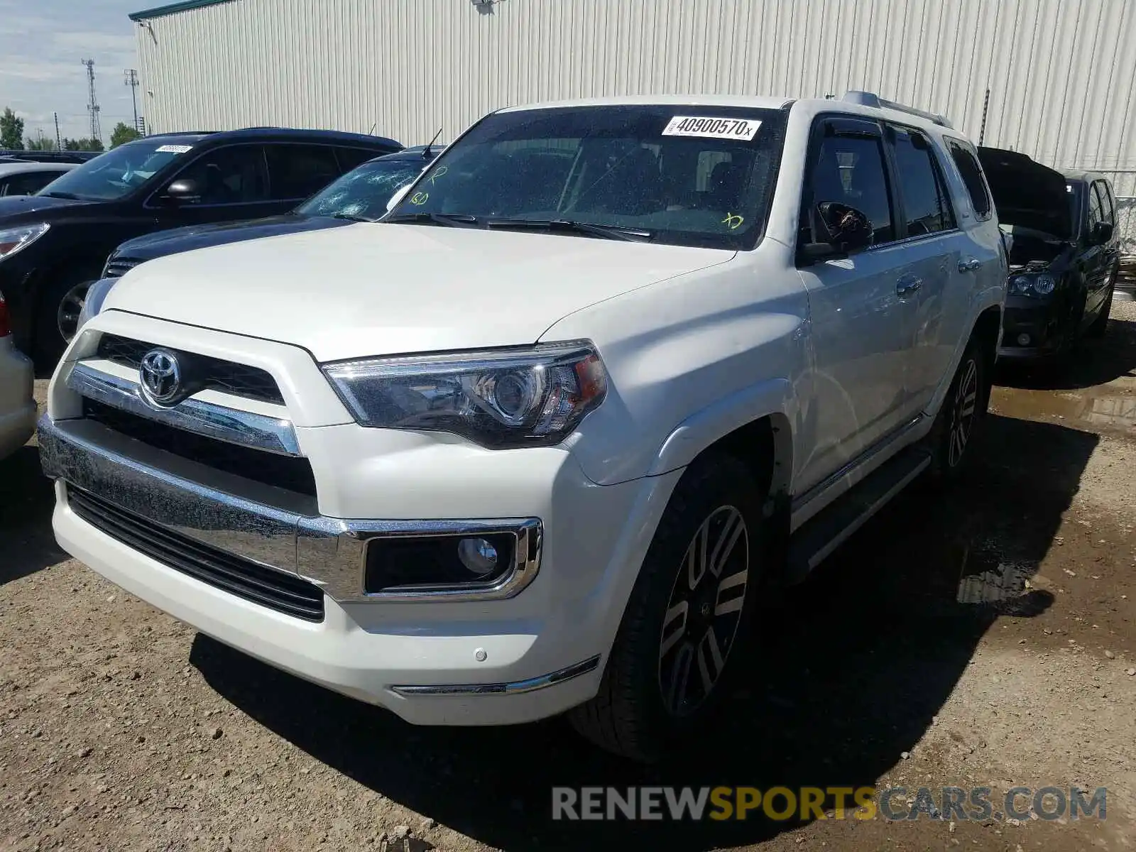 2 Photograph of a damaged car JTEBU5JR5K5659944 TOYOTA 4RUNNER 2019