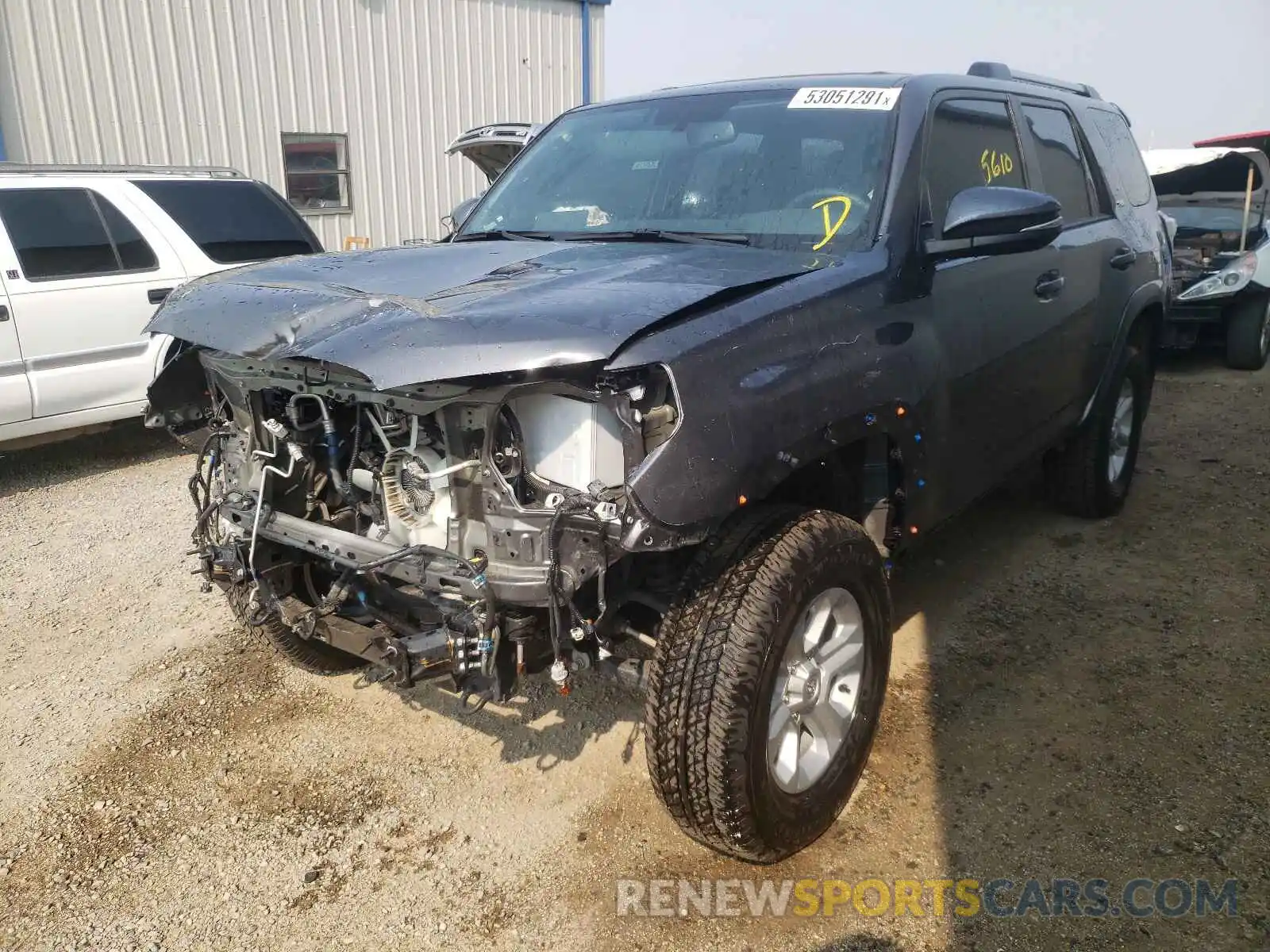 2 Photograph of a damaged car JTEBU5JR5K5661810 TOYOTA 4RUNNER 2019