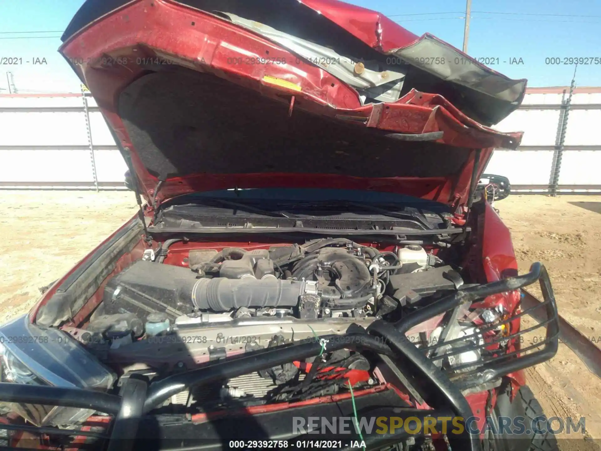 10 Photograph of a damaged car JTEBU5JR5K5663816 TOYOTA 4RUNNER 2019