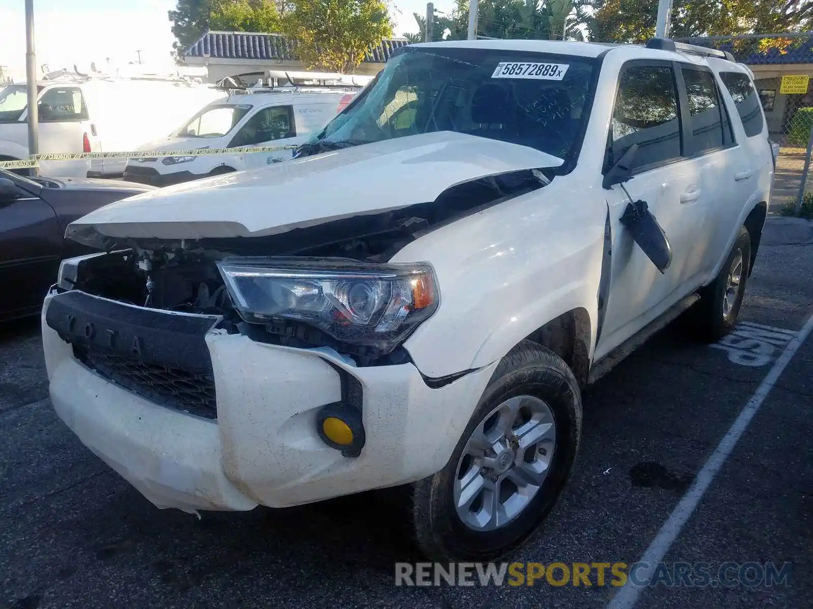 2 Photograph of a damaged car JTEBU5JR5K5664206 TOYOTA 4RUNNER 2019