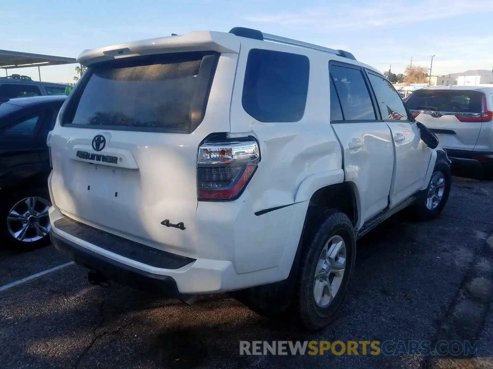 4 Photograph of a damaged car JTEBU5JR5K5664206 TOYOTA 4RUNNER 2019