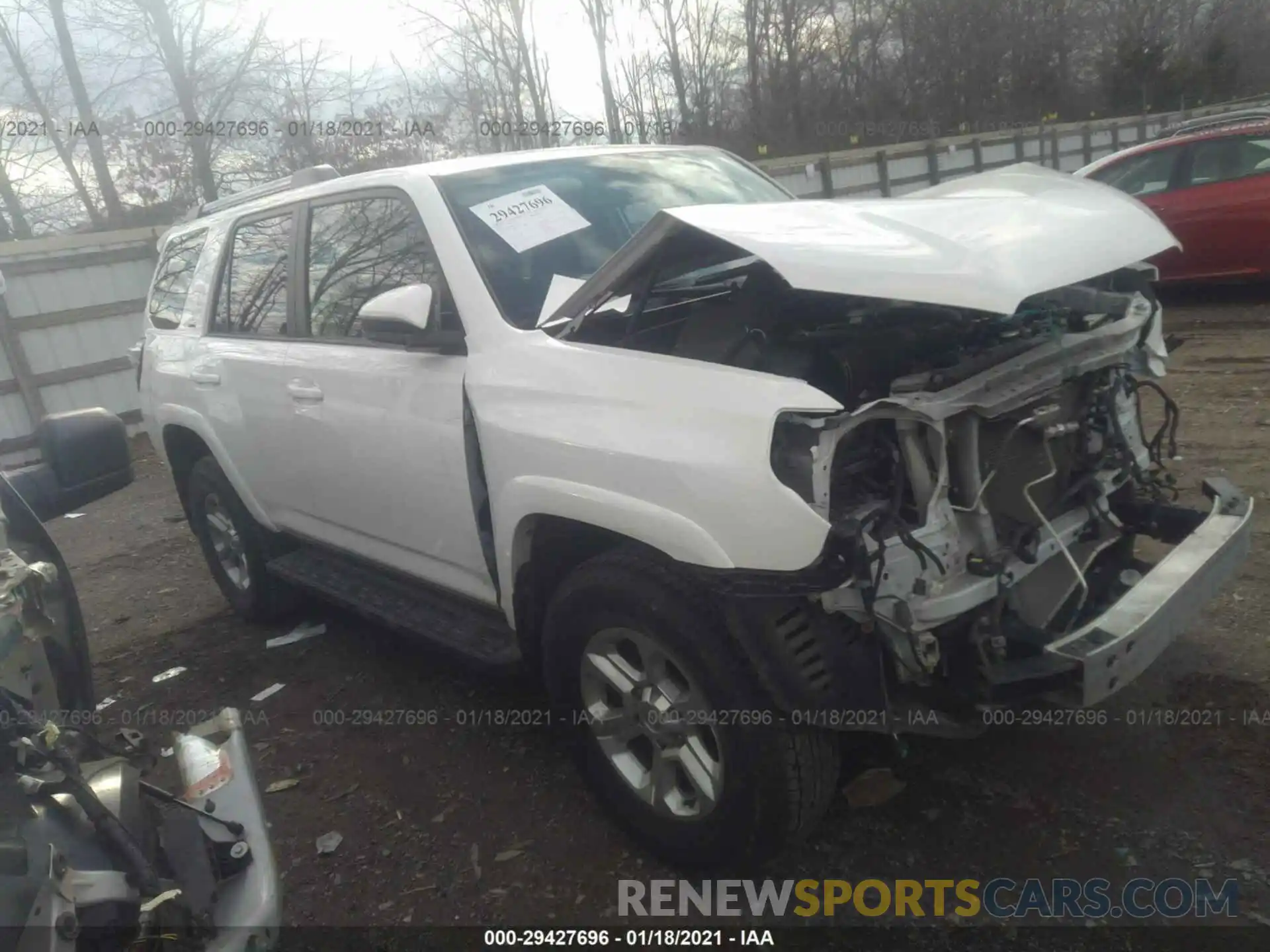 1 Photograph of a damaged car JTEBU5JR5K5667025 TOYOTA 4RUNNER 2019