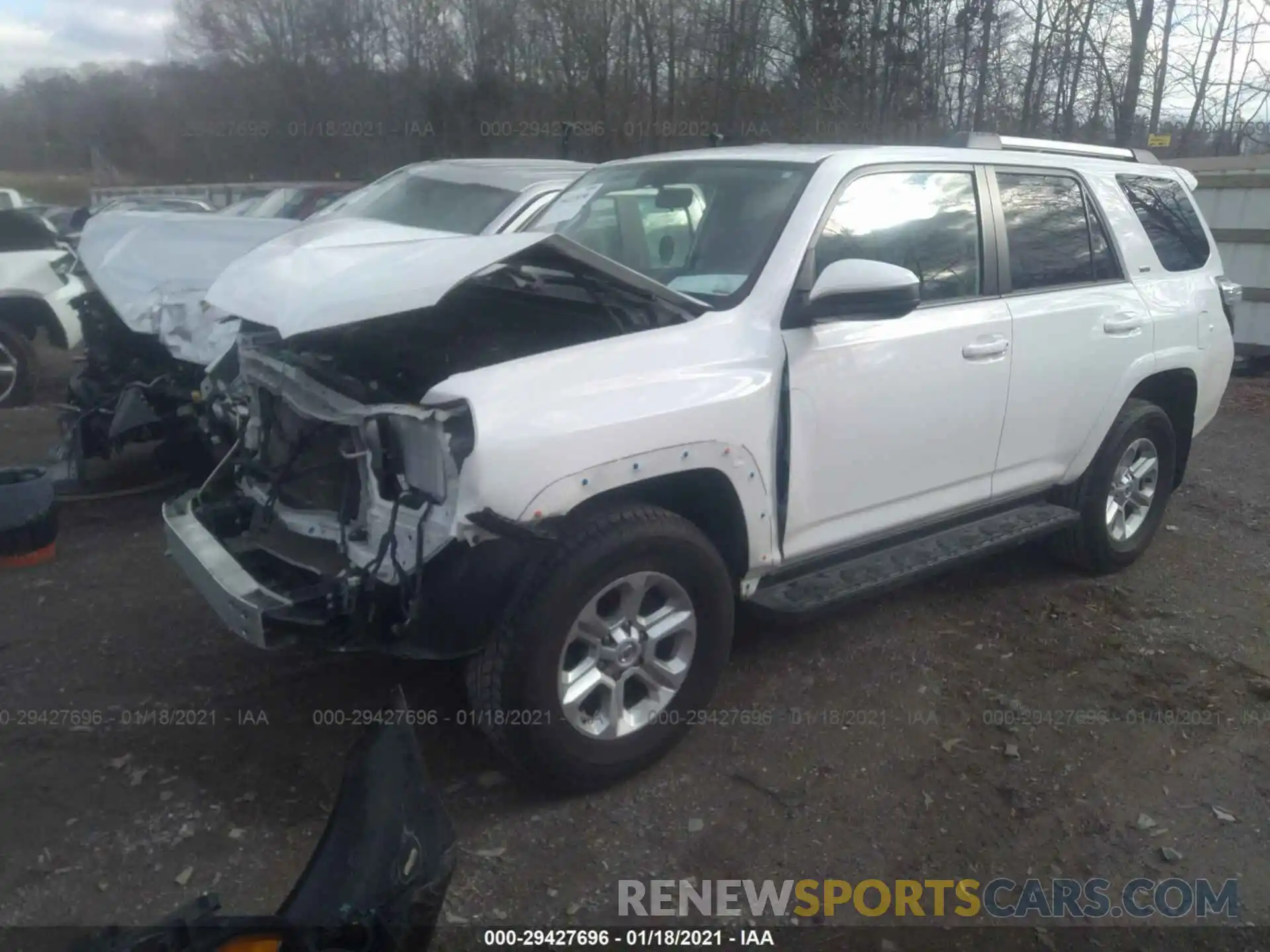 2 Photograph of a damaged car JTEBU5JR5K5667025 TOYOTA 4RUNNER 2019