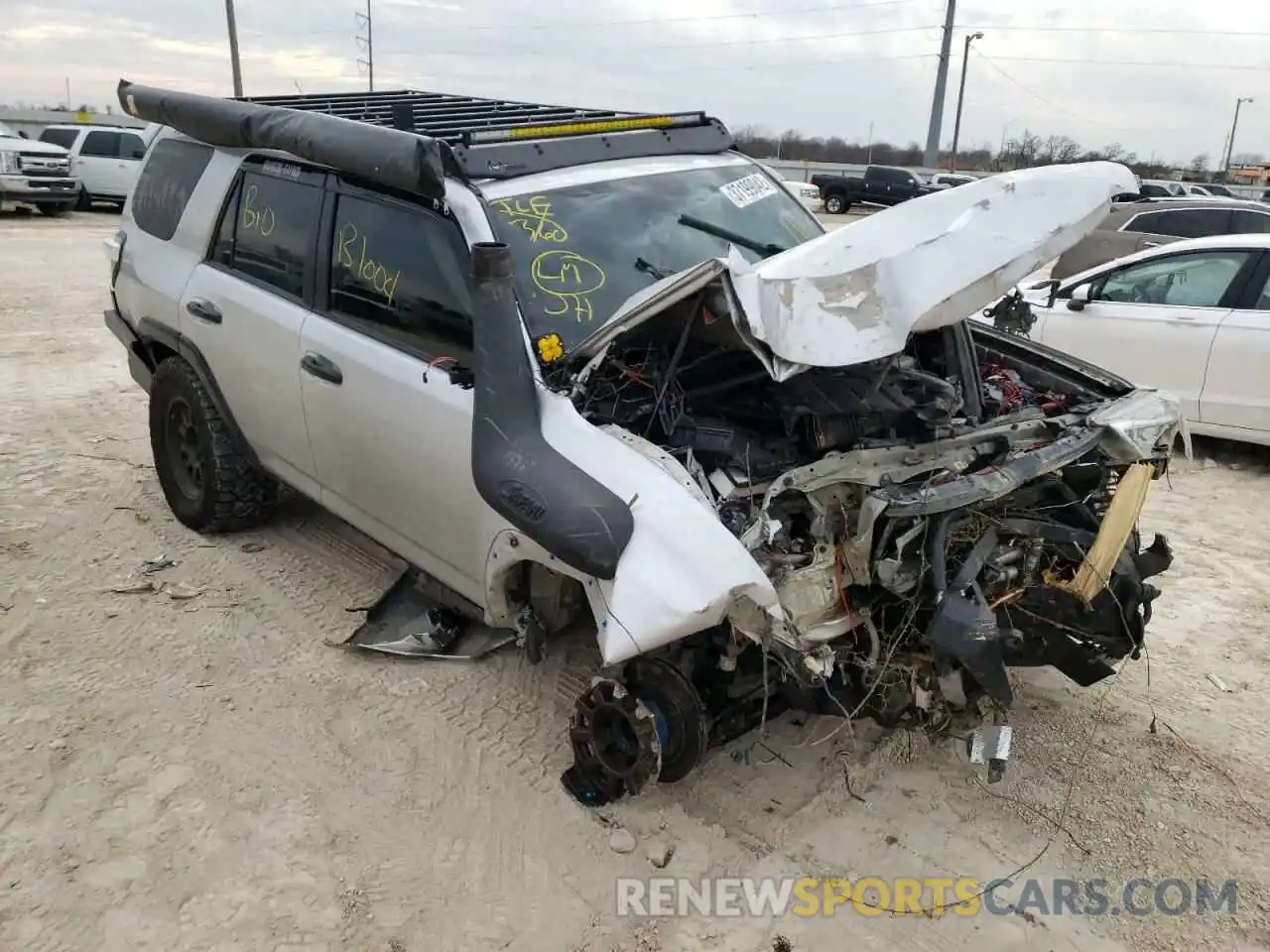 1 Photograph of a damaged car JTEBU5JR5K5674251 TOYOTA 4RUNNER 2019