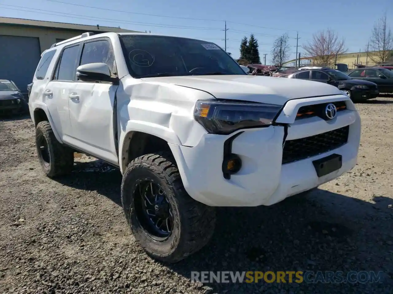 1 Photograph of a damaged car JTEBU5JR5K5674363 TOYOTA 4RUNNER 2019