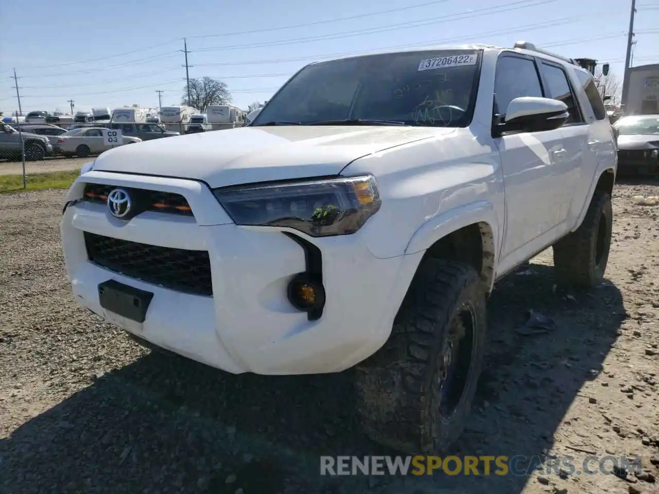 2 Фотография поврежденного автомобиля JTEBU5JR5K5674363 TOYOTA 4RUNNER 2019