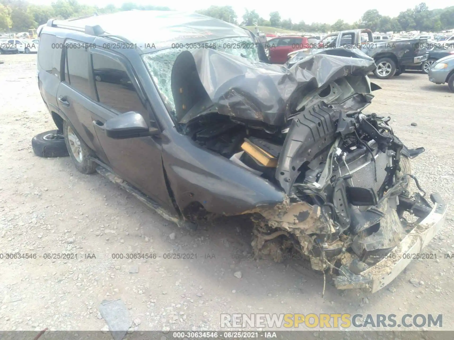 1 Photograph of a damaged car JTEBU5JR5K5676310 TOYOTA 4RUNNER 2019