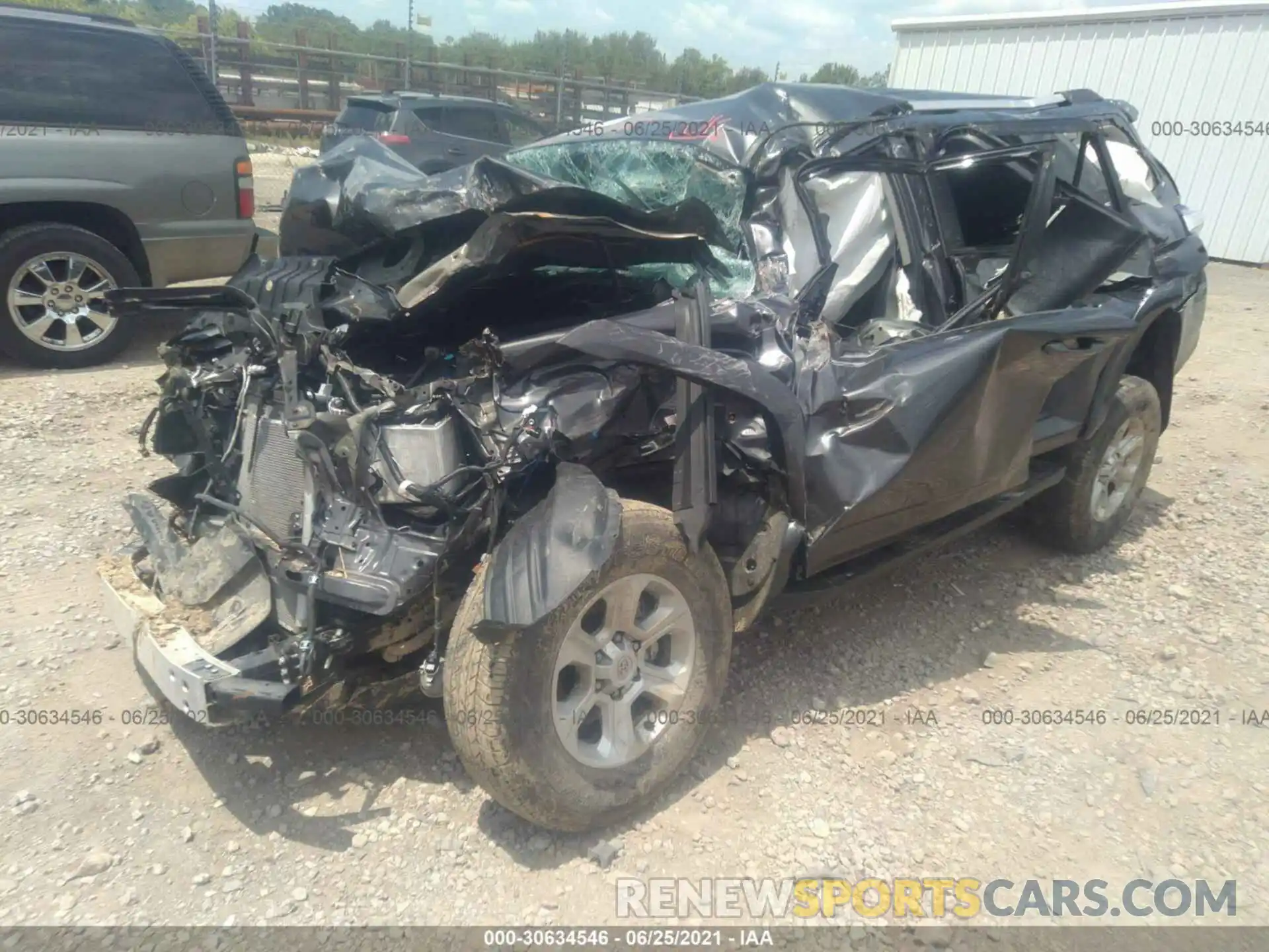 2 Photograph of a damaged car JTEBU5JR5K5676310 TOYOTA 4RUNNER 2019