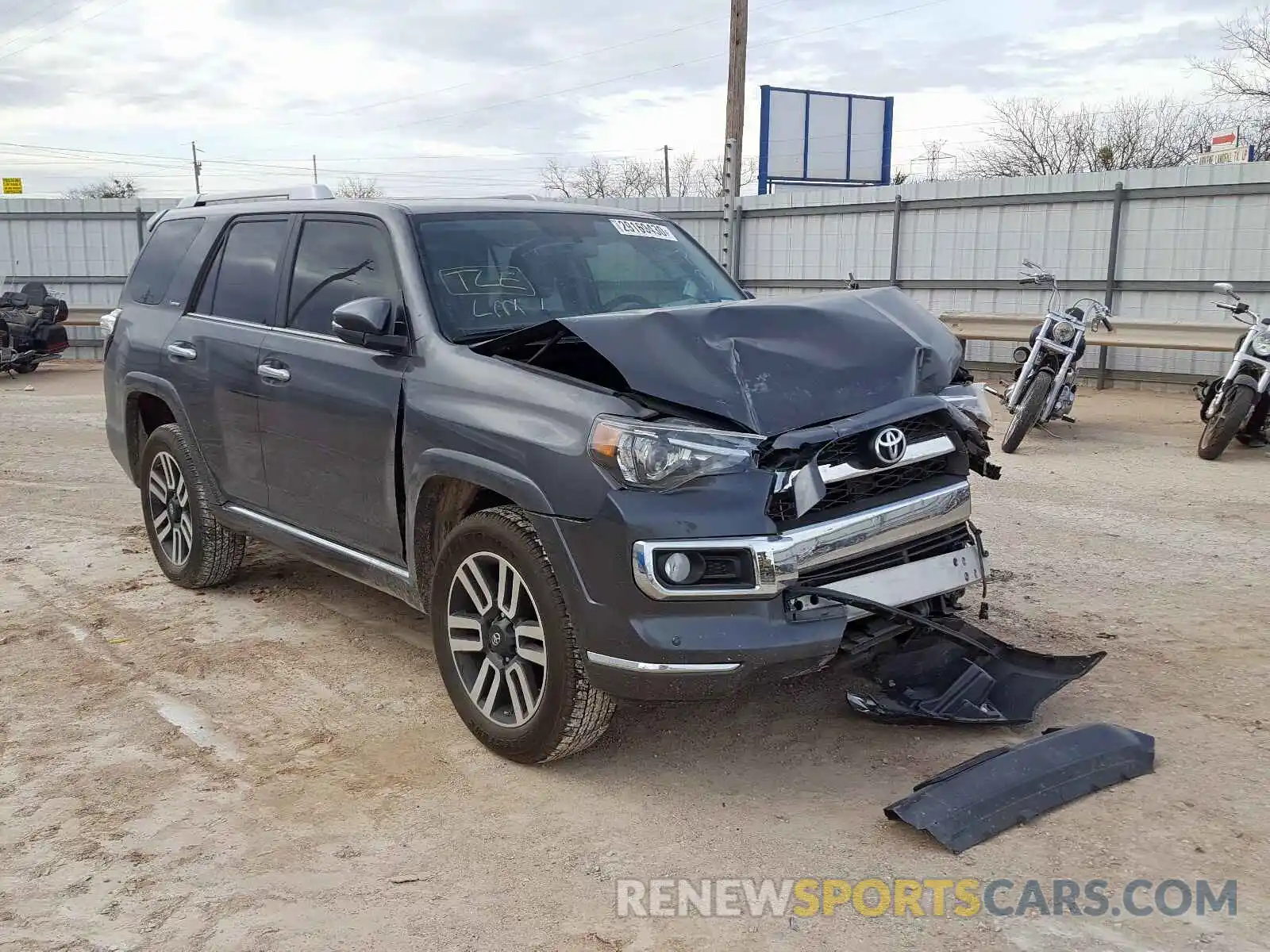 1 Photograph of a damaged car JTEBU5JR5K5680602 TOYOTA 4RUNNER 2019