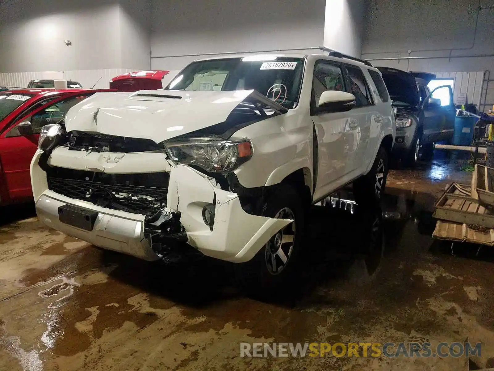 2 Photograph of a damaged car JTEBU5JR5K5683290 TOYOTA 4RUNNER 2019