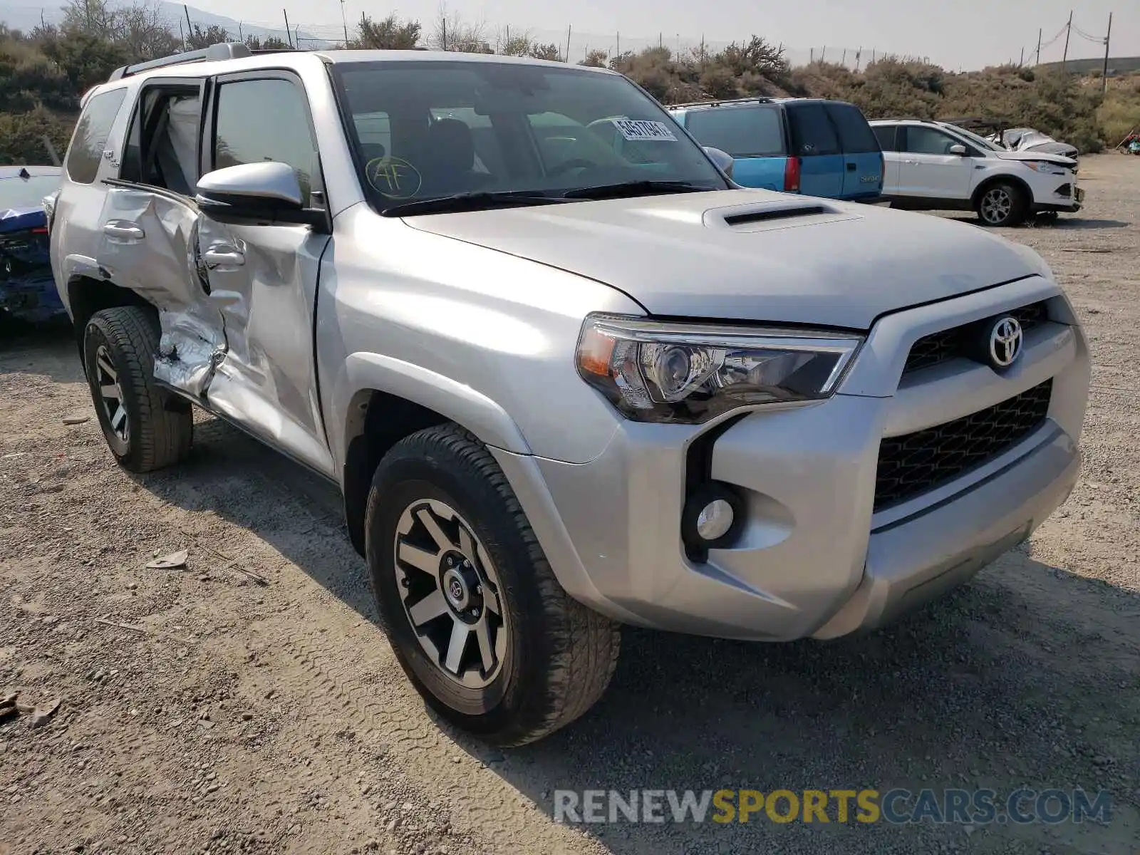 1 Photograph of a damaged car JTEBU5JR5K5689641 TOYOTA 4RUNNER 2019