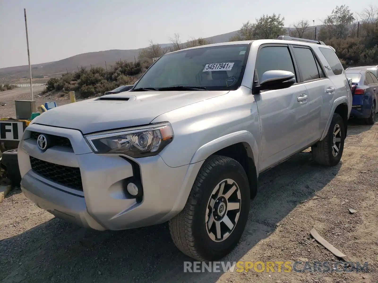 2 Photograph of a damaged car JTEBU5JR5K5689641 TOYOTA 4RUNNER 2019