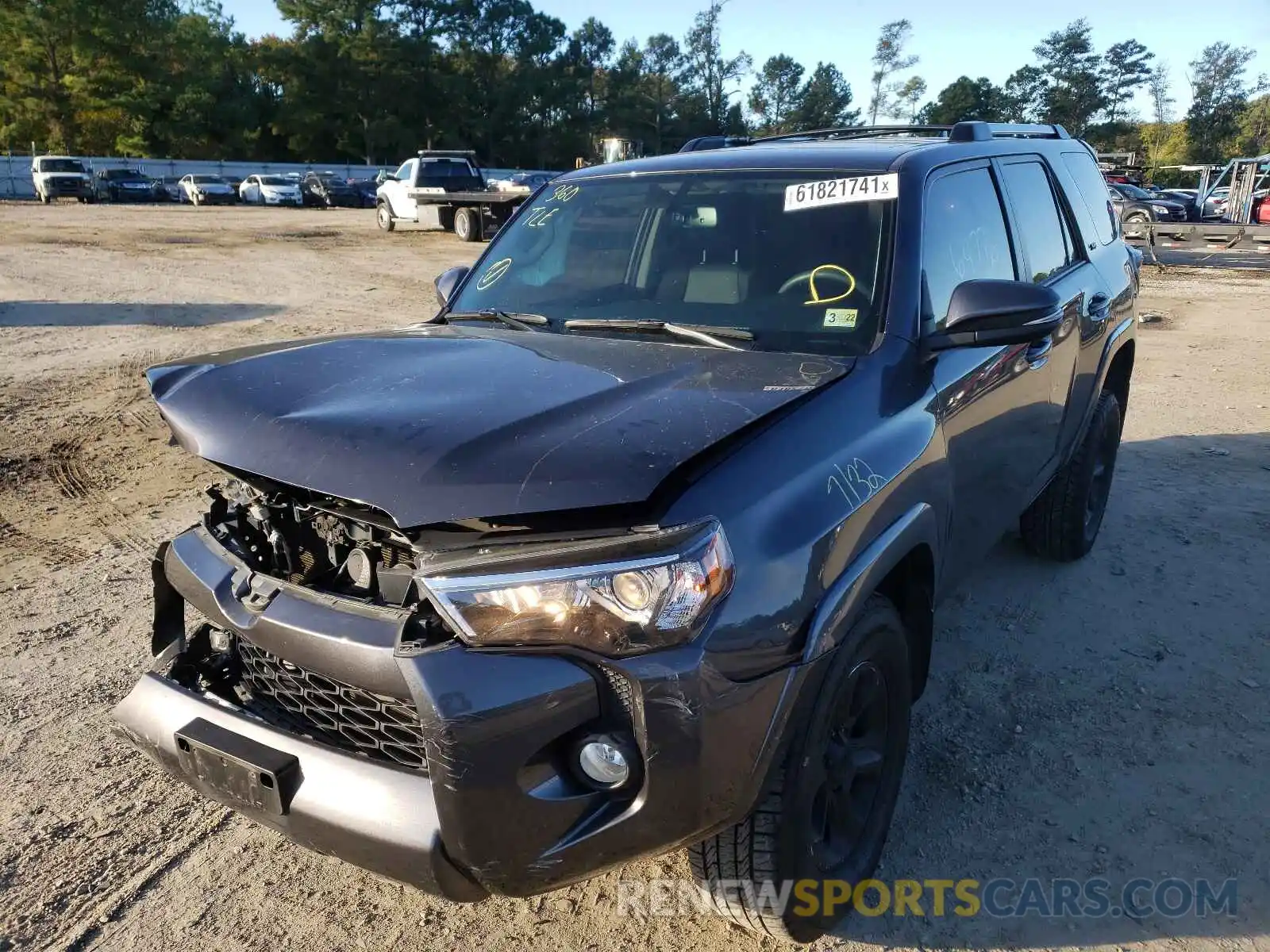 2 Photograph of a damaged car JTEBU5JR5K5692510 TOYOTA 4RUNNER 2019