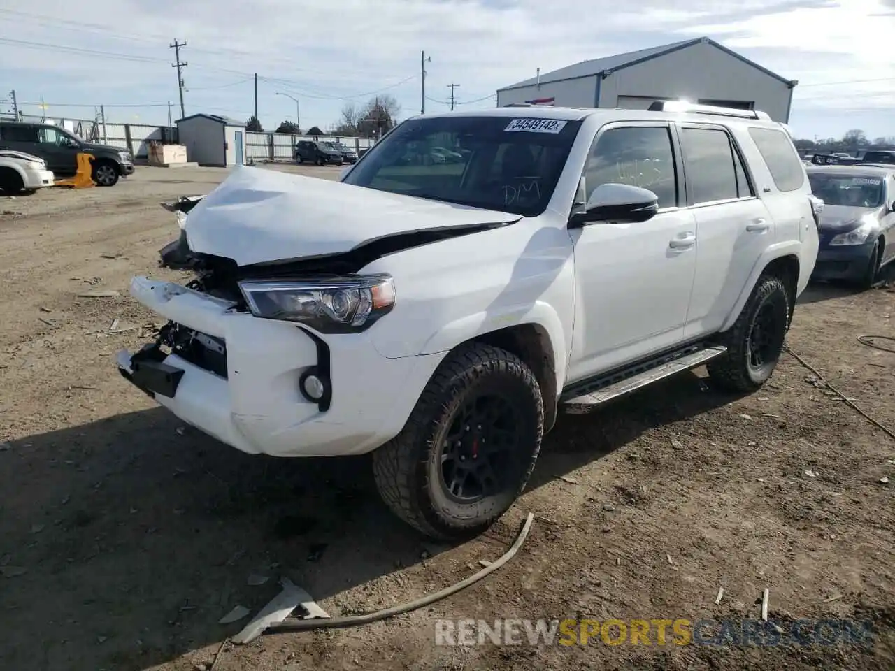 2 Фотография поврежденного автомобиля JTEBU5JR5K5692720 TOYOTA 4RUNNER 2019