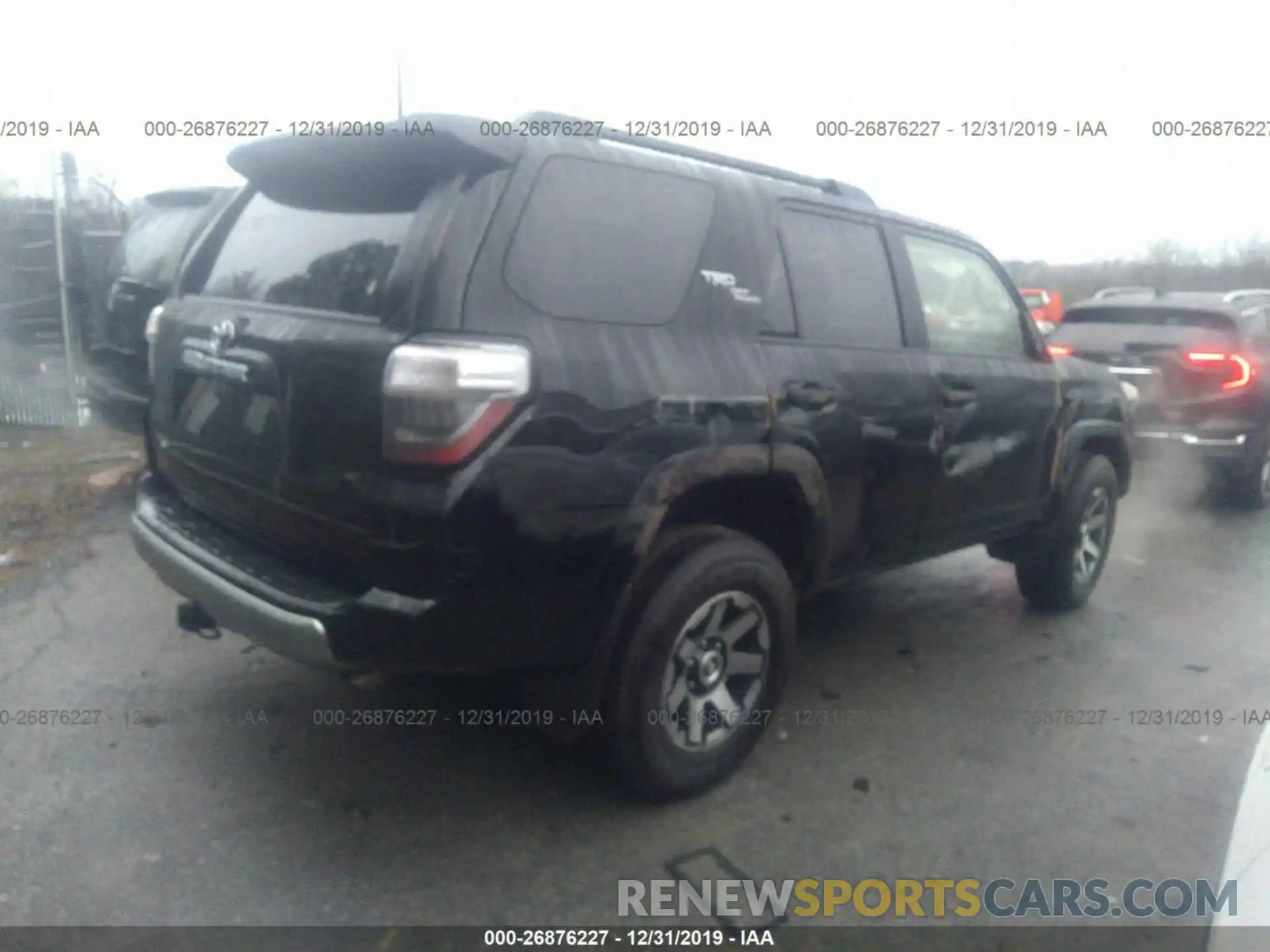 4 Photograph of a damaged car JTEBU5JR5K5693155 TOYOTA 4RUNNER 2019