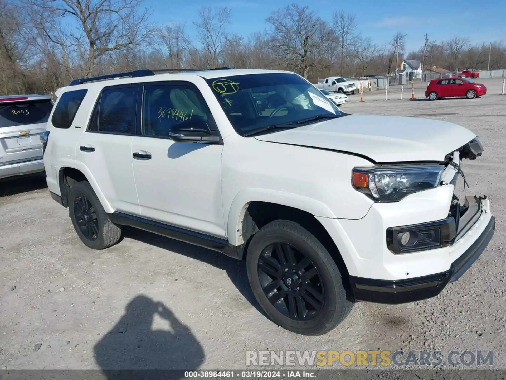 1 Photograph of a damaged car JTEBU5JR5K5694306 TOYOTA 4RUNNER 2019