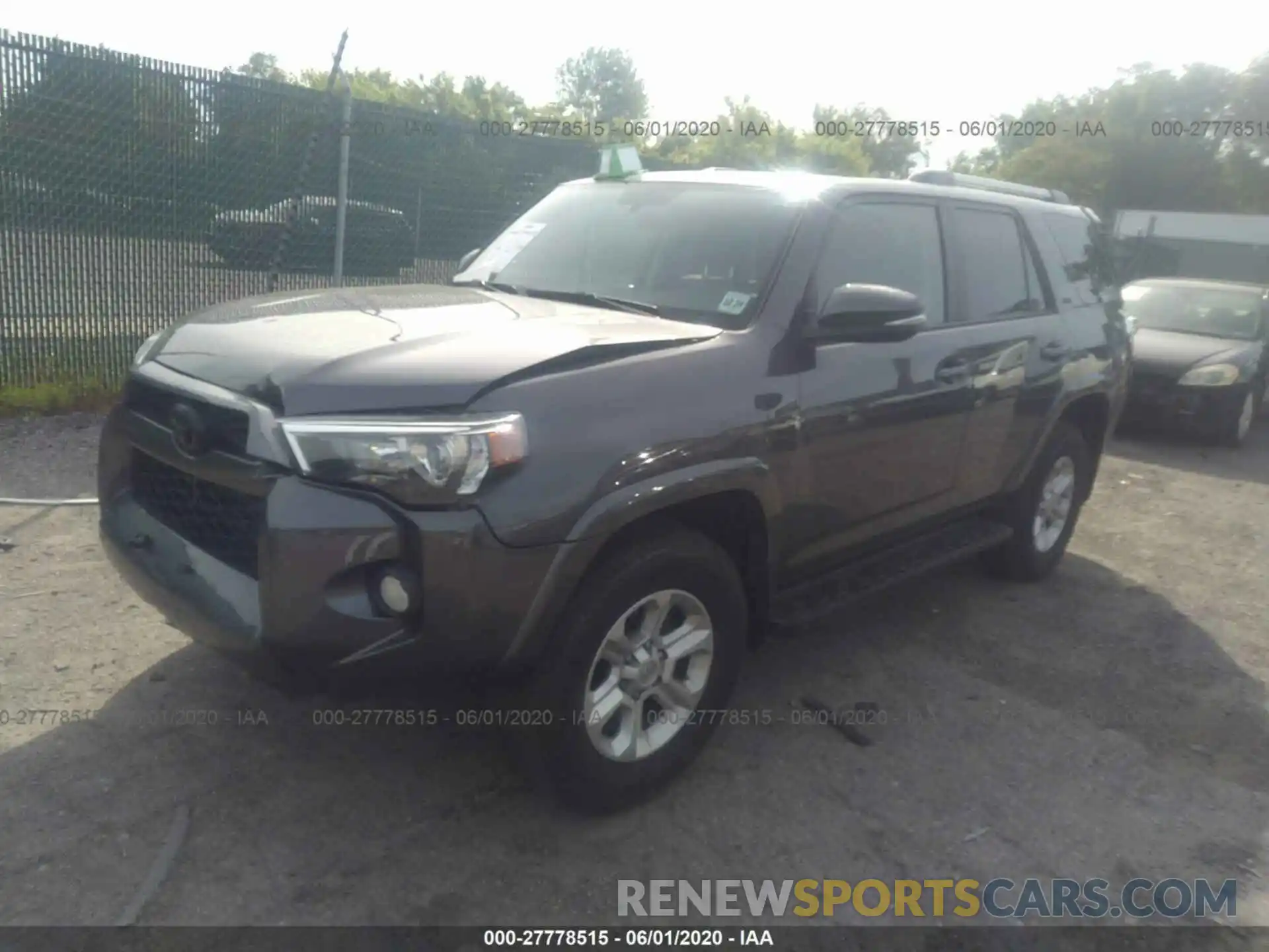 2 Photograph of a damaged car JTEBU5JR5K5697299 TOYOTA 4RUNNER 2019