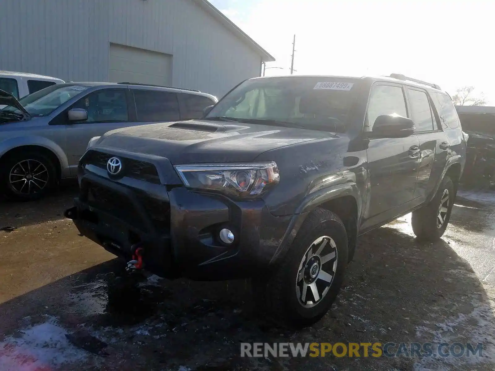 2 Photograph of a damaged car JTEBU5JR5K5698906 TOYOTA 4RUNNER 2019