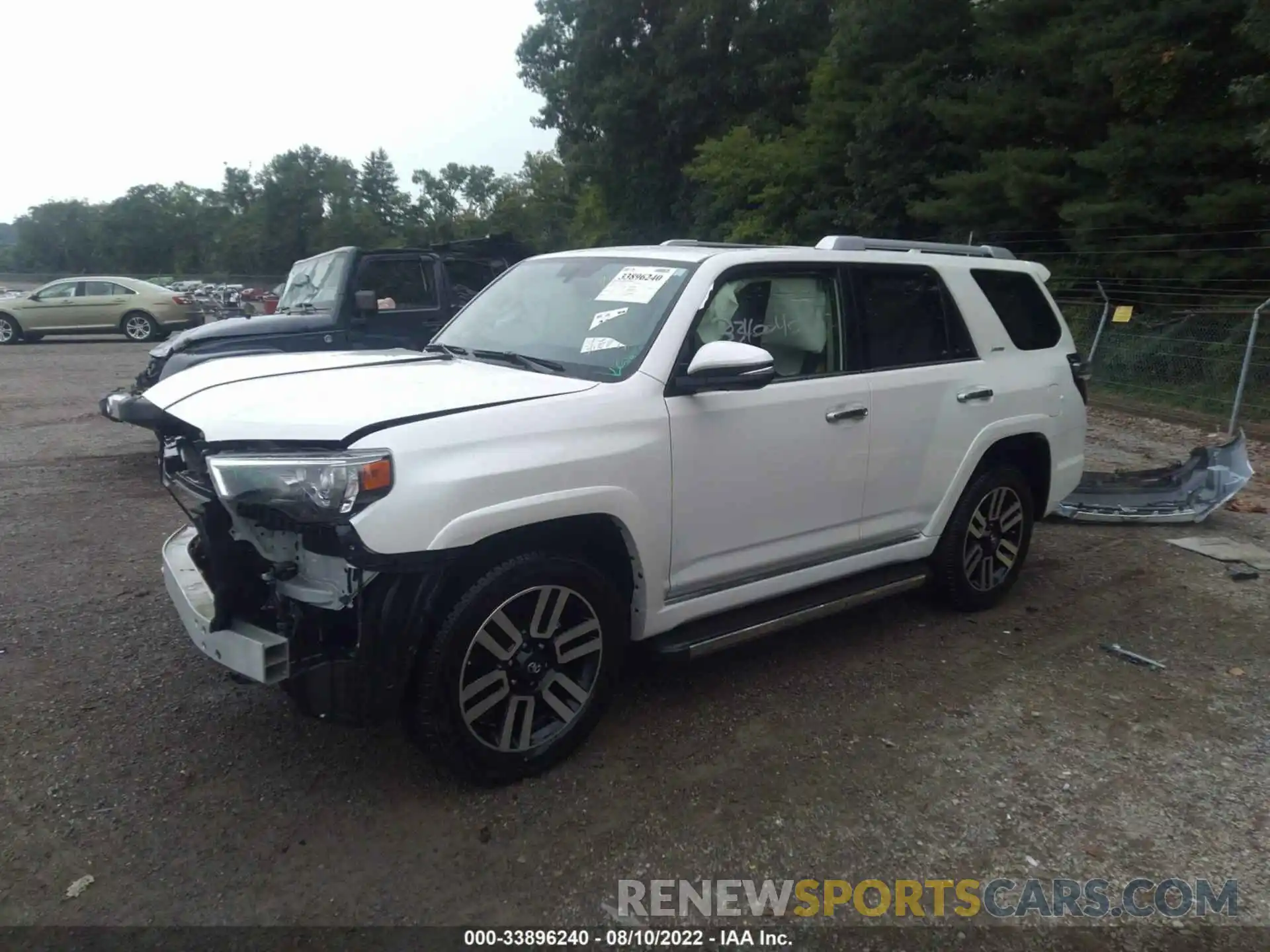 2 Photograph of a damaged car JTEBU5JR5K5701433 TOYOTA 4RUNNER 2019