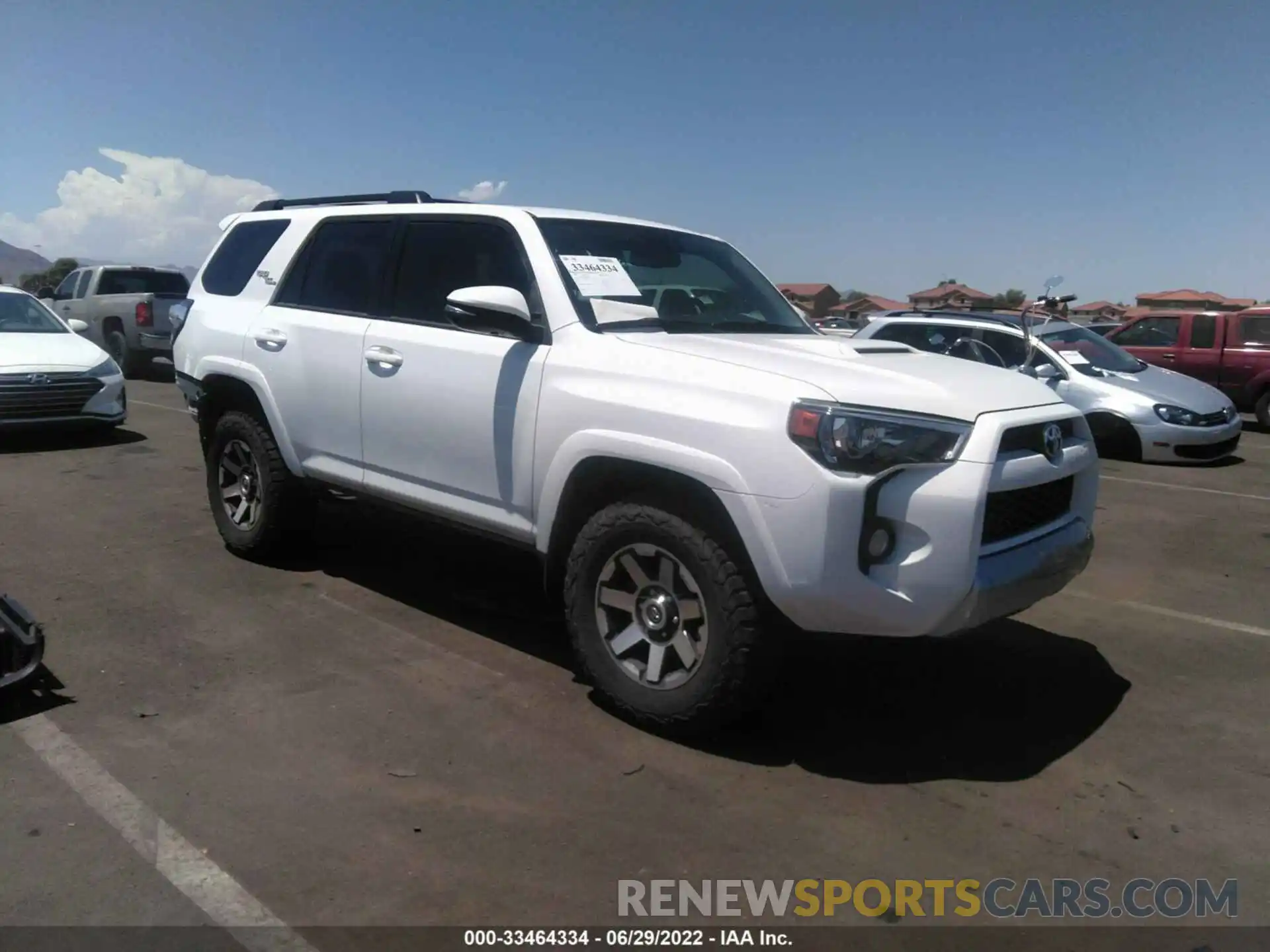 1 Photograph of a damaged car JTEBU5JR5K5704428 TOYOTA 4RUNNER 2019