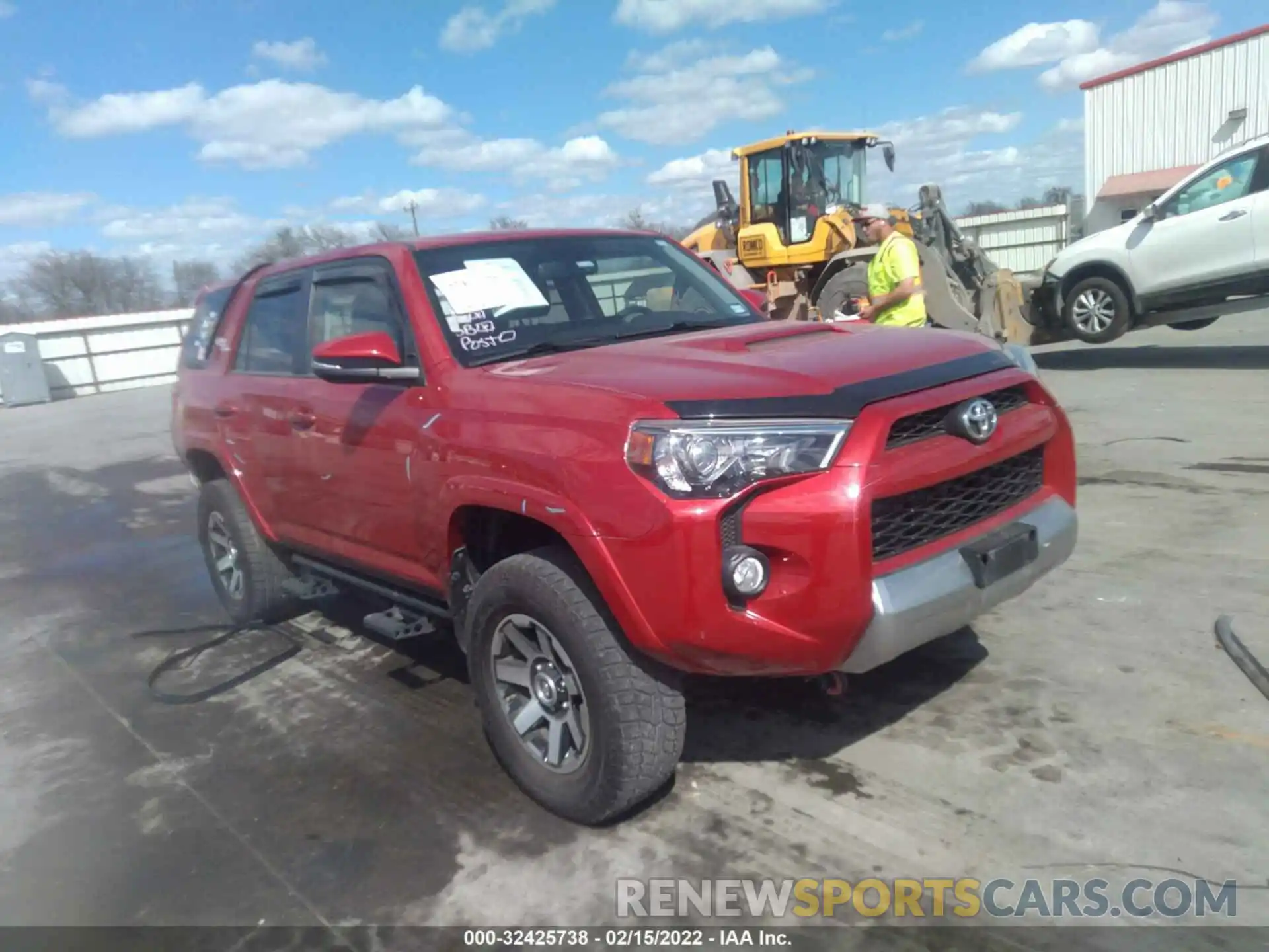 1 Photograph of a damaged car JTEBU5JR5K5704722 TOYOTA 4RUNNER 2019