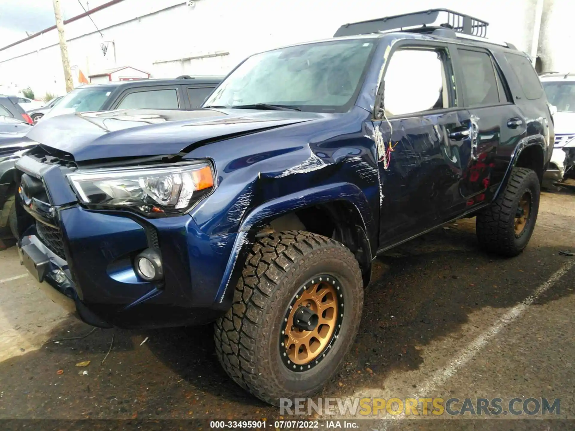 2 Фотография поврежденного автомобиля JTEBU5JR5K5707314 TOYOTA 4RUNNER 2019