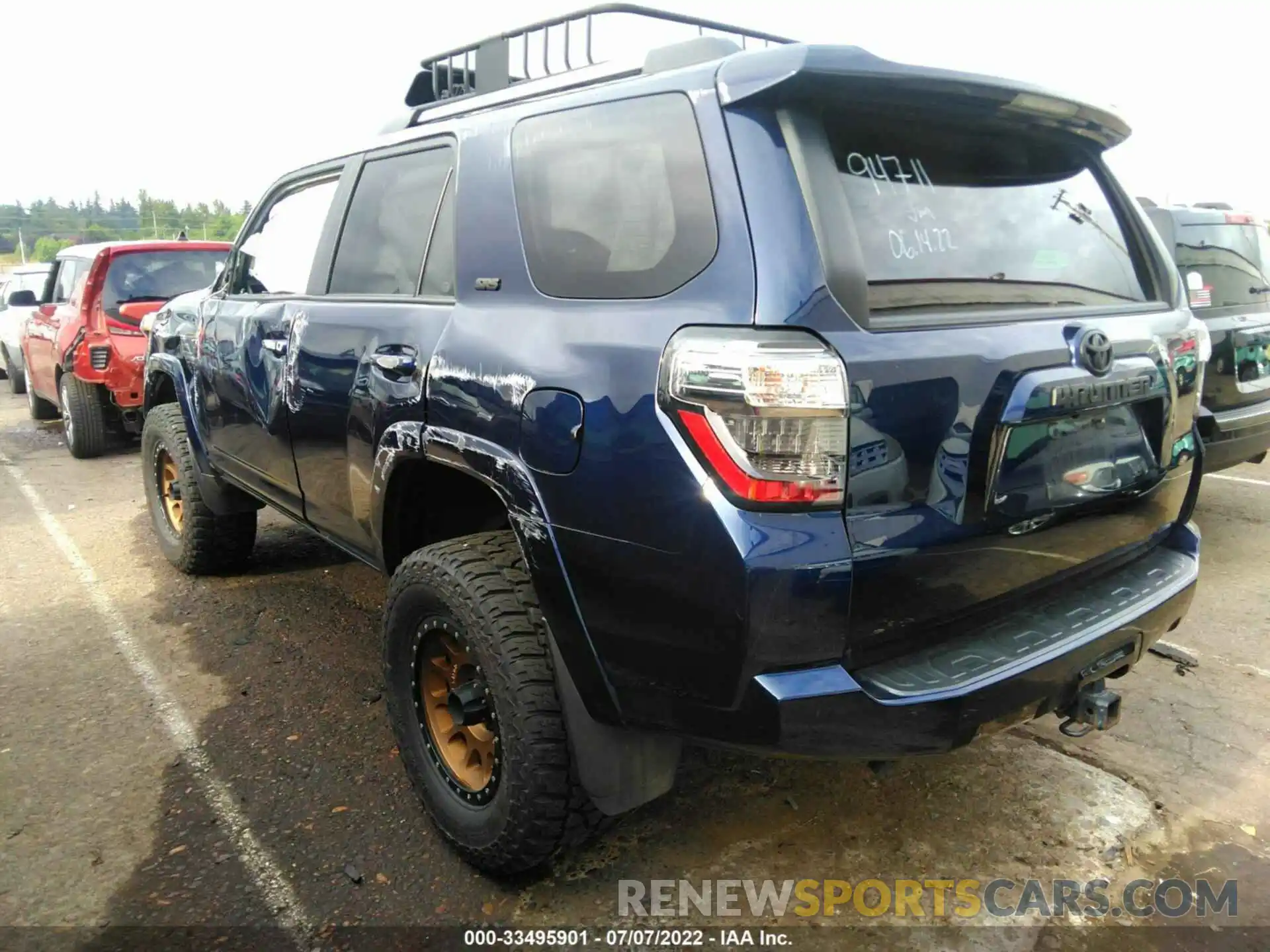 3 Фотография поврежденного автомобиля JTEBU5JR5K5707314 TOYOTA 4RUNNER 2019