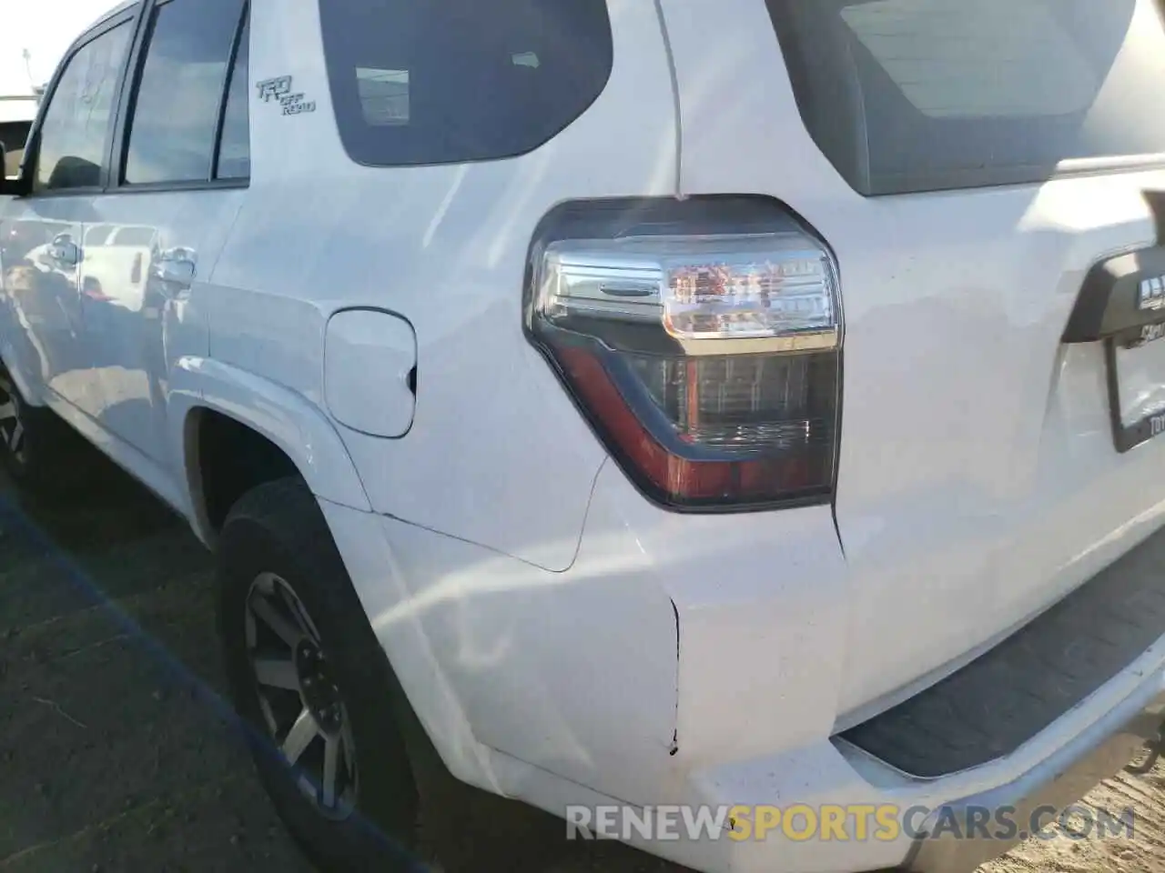 9 Photograph of a damaged car JTEBU5JR5K5707913 TOYOTA 4RUNNER 2019