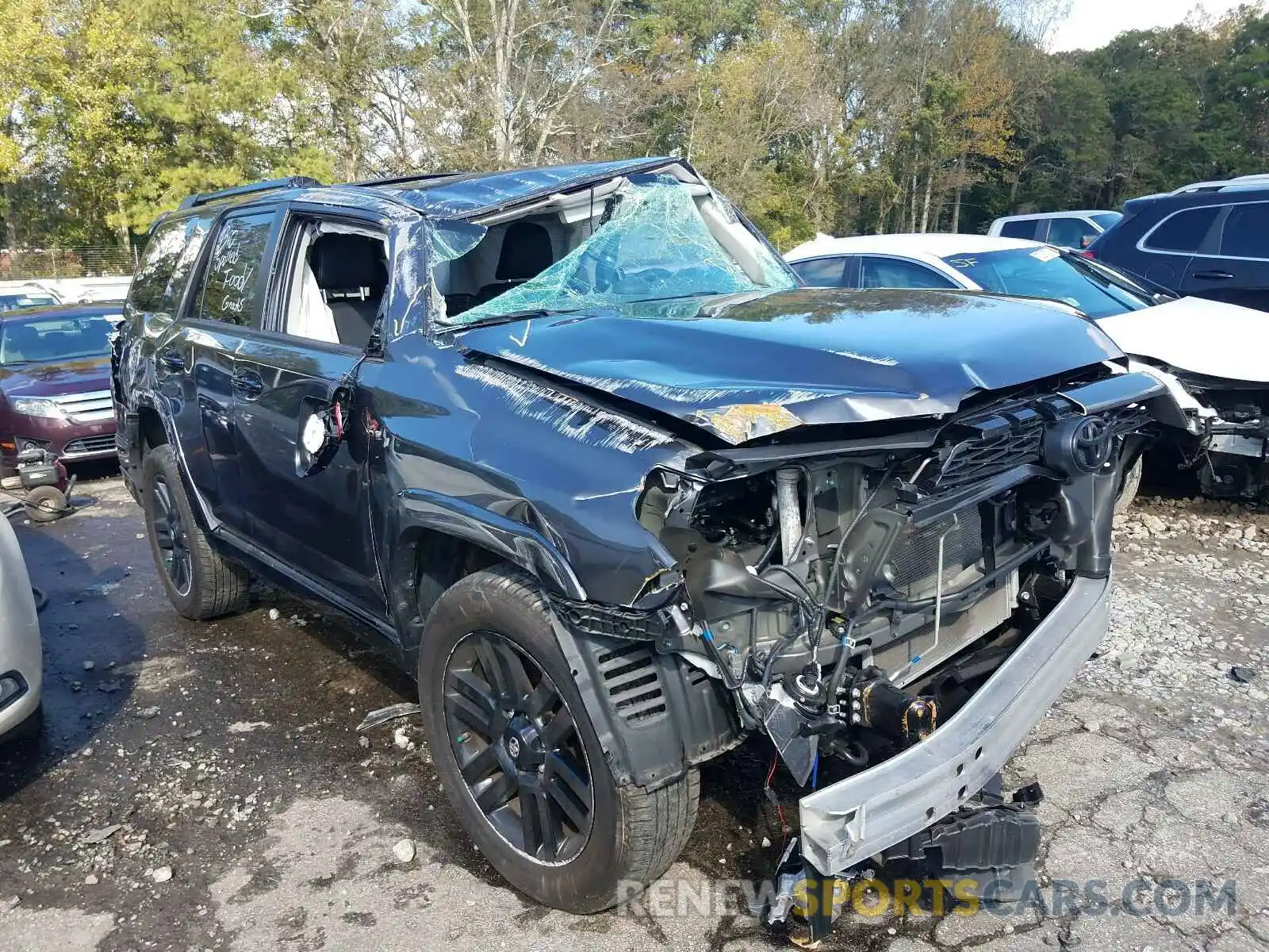 1 Photograph of a damaged car JTEBU5JR5K5710276 TOYOTA 4RUNNER 2019