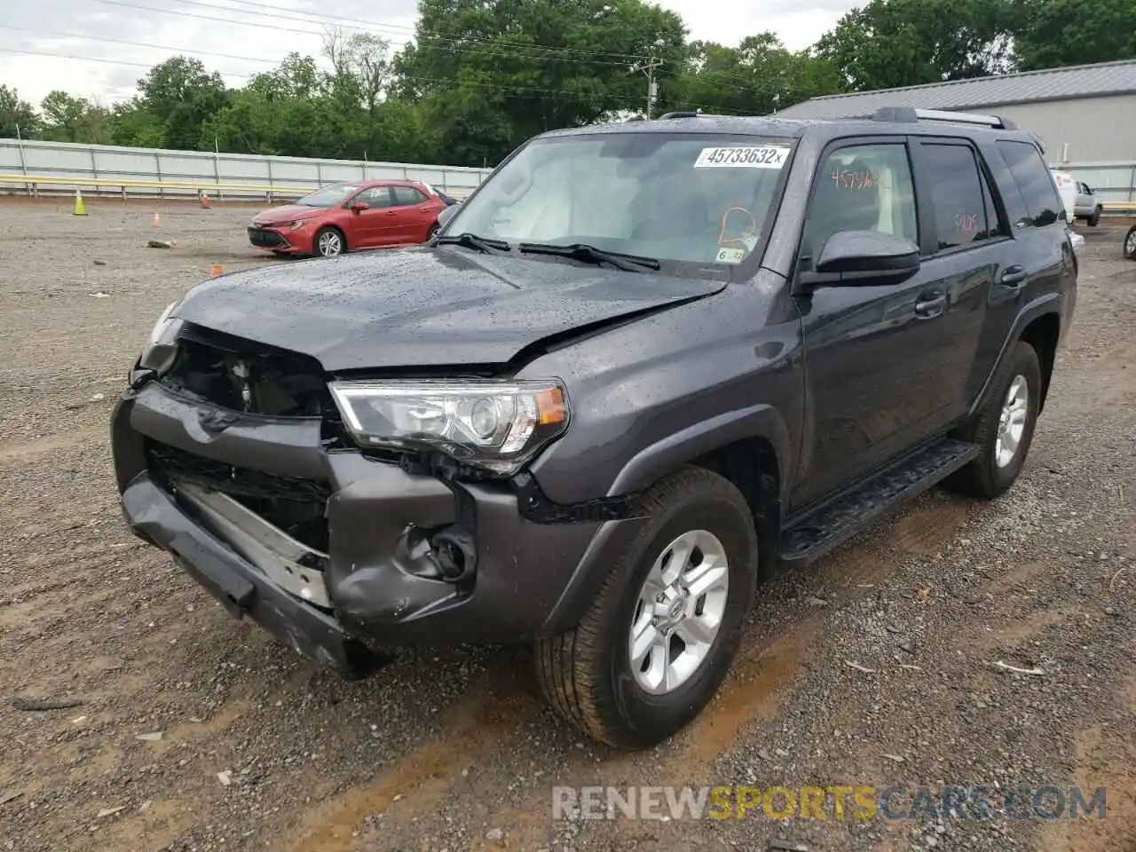 2 Photograph of a damaged car JTEBU5JR5K5712013 TOYOTA 4RUNNER 2019