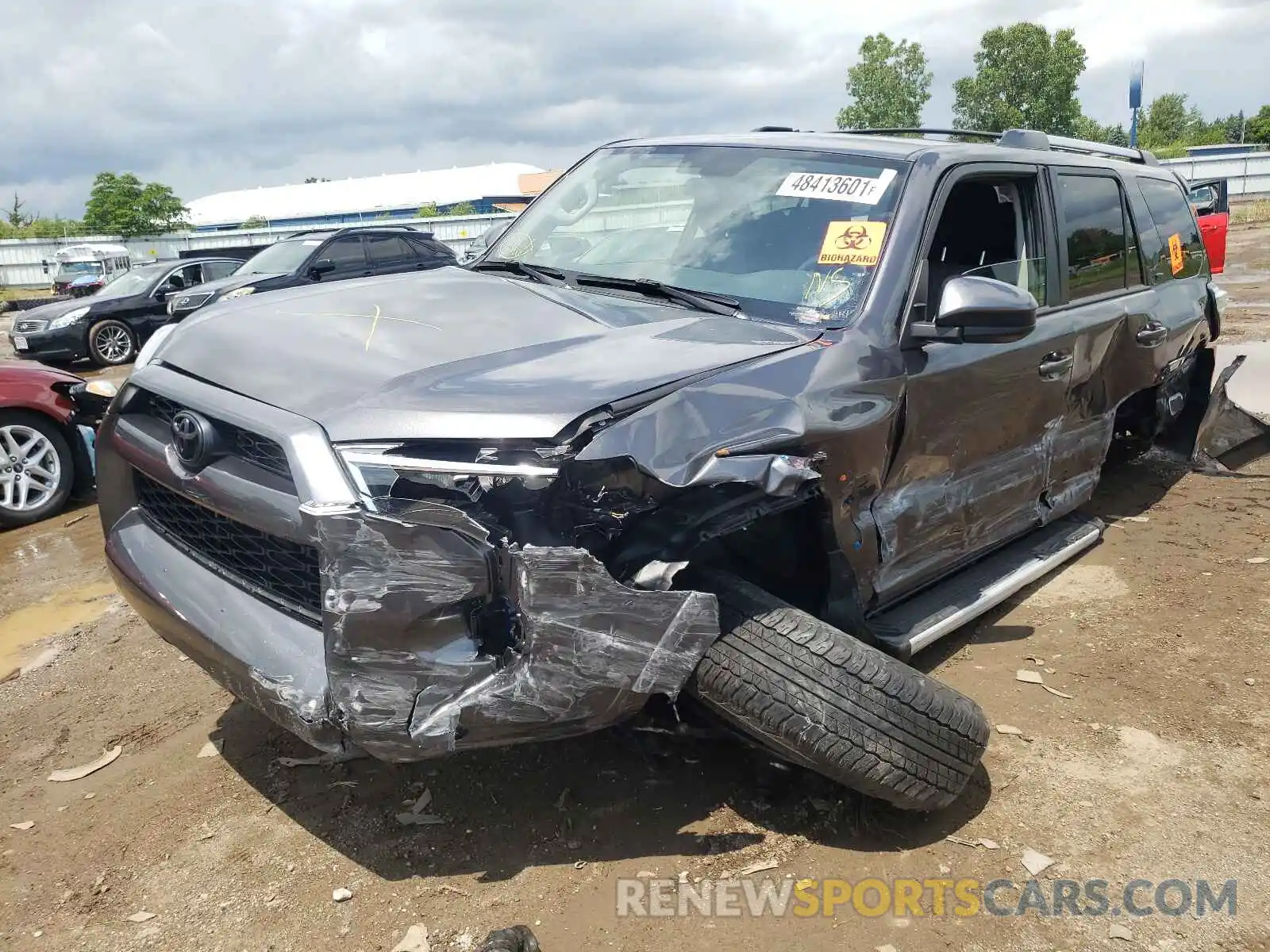 2 Photograph of a damaged car JTEBU5JR5K5712822 TOYOTA 4RUNNER 2019