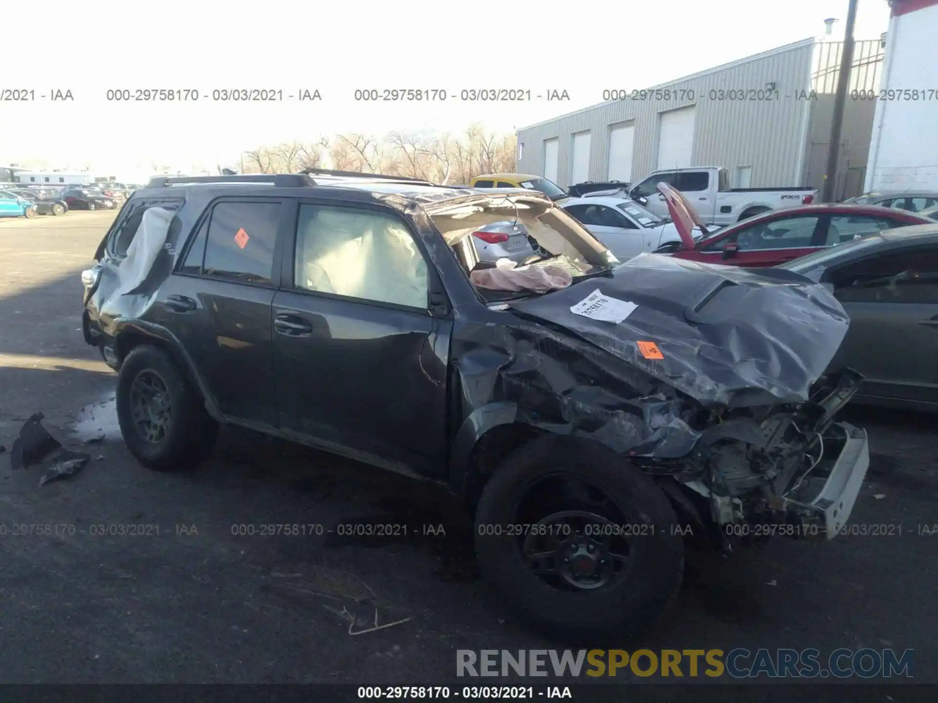 1 Photograph of a damaged car JTEBU5JR5K5715123 TOYOTA 4RUNNER 2019