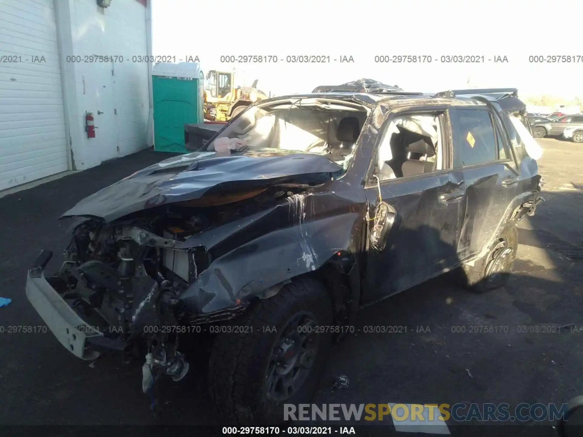 2 Photograph of a damaged car JTEBU5JR5K5715123 TOYOTA 4RUNNER 2019