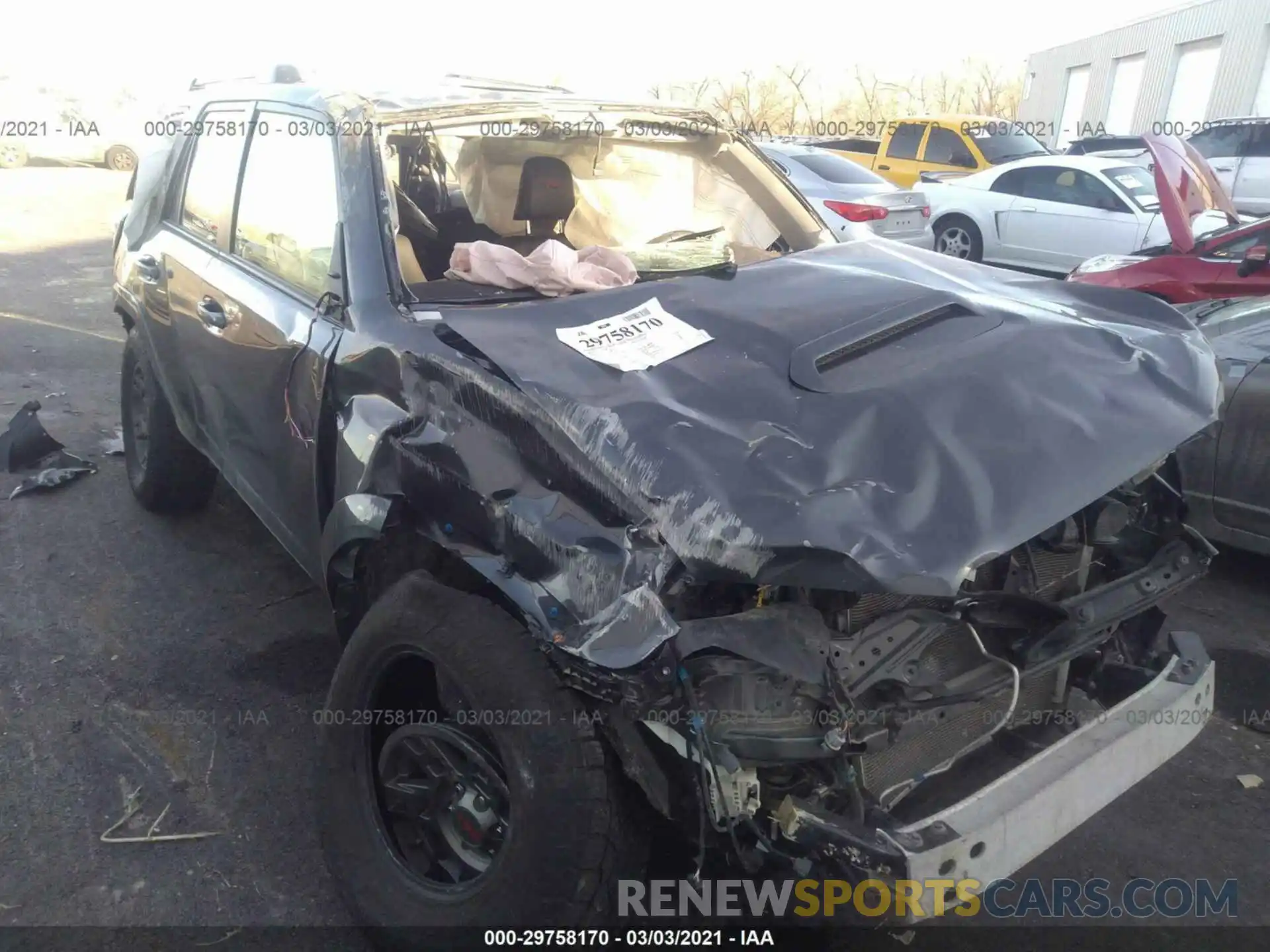 6 Photograph of a damaged car JTEBU5JR5K5715123 TOYOTA 4RUNNER 2019