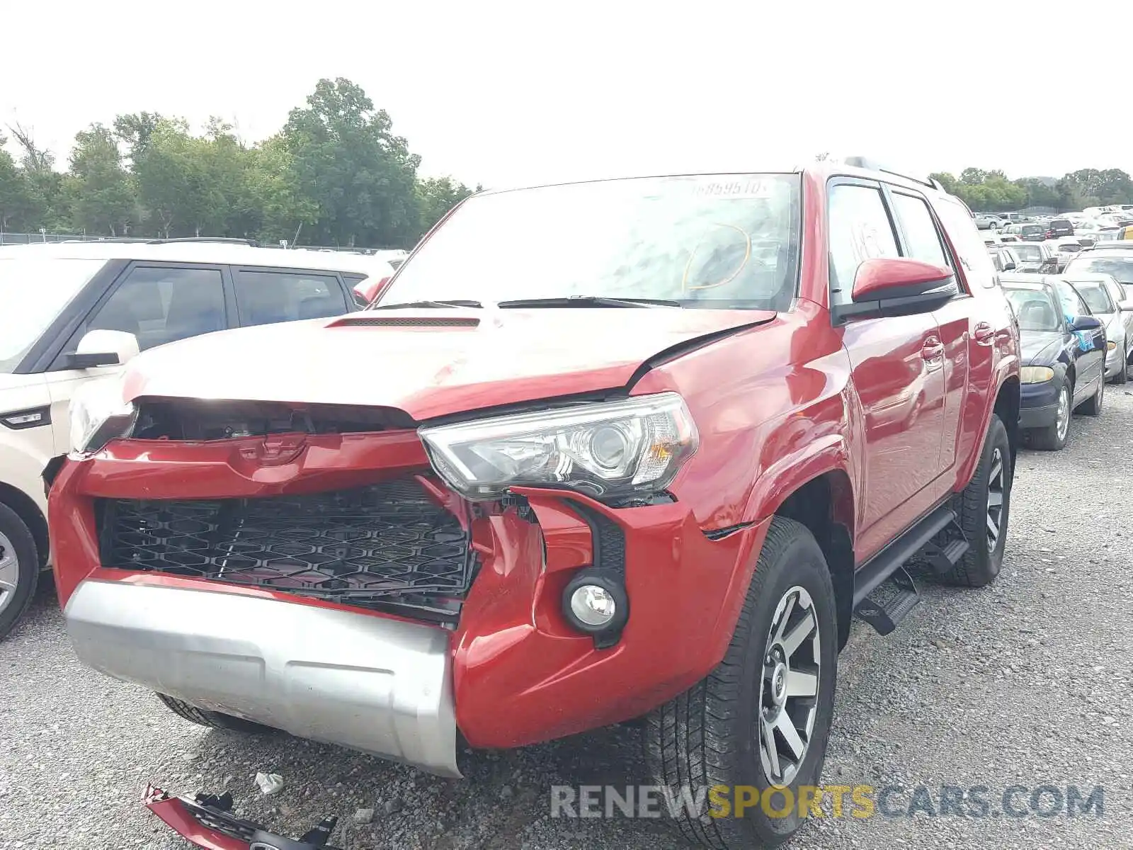 2 Photograph of a damaged car JTEBU5JR5K5716806 TOYOTA 4RUNNER 2019