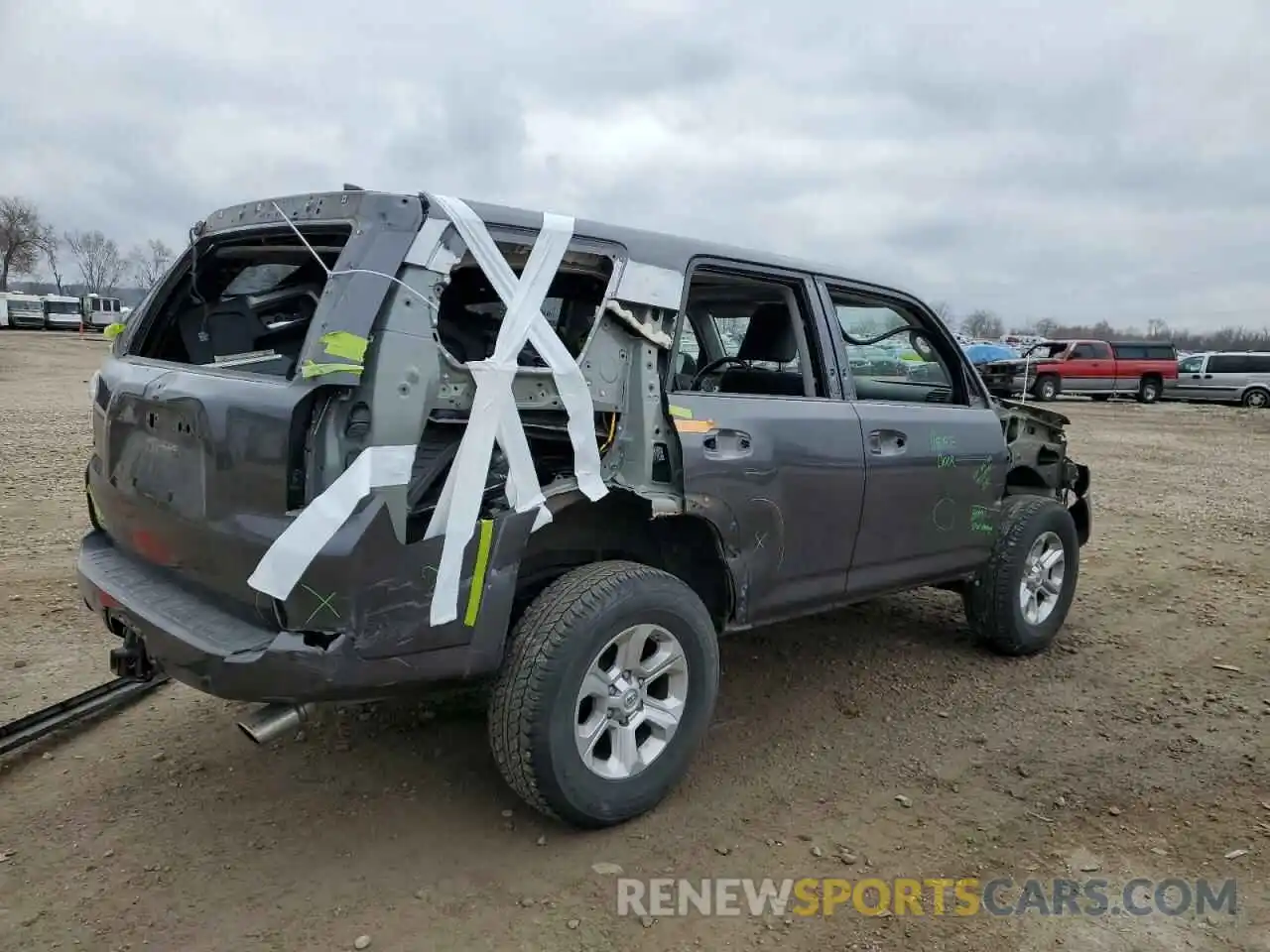 3 Photograph of a damaged car JTEBU5JR5K5719026 TOYOTA 4RUNNER 2019