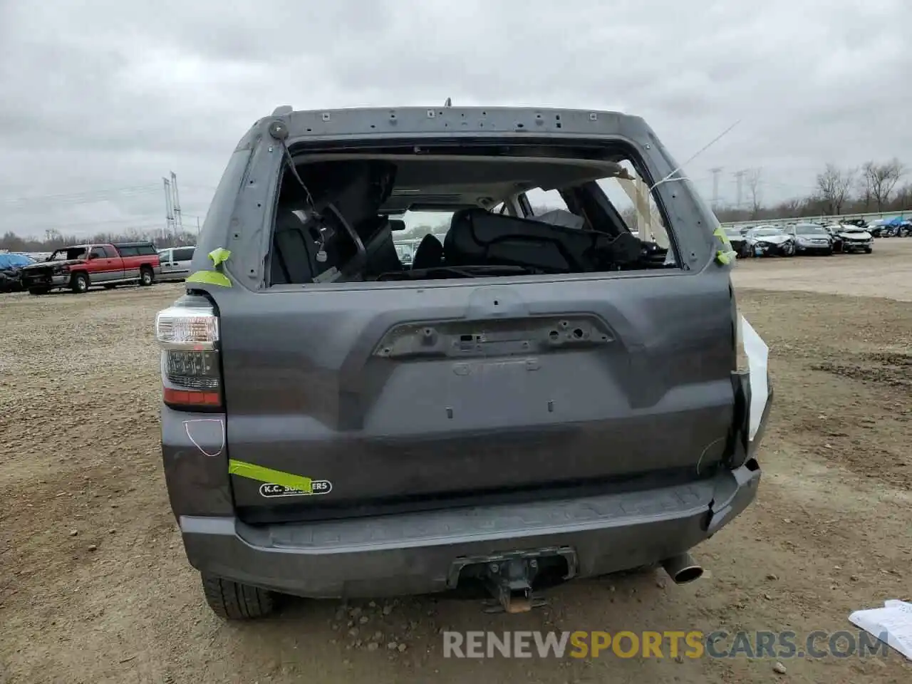 6 Photograph of a damaged car JTEBU5JR5K5719026 TOYOTA 4RUNNER 2019