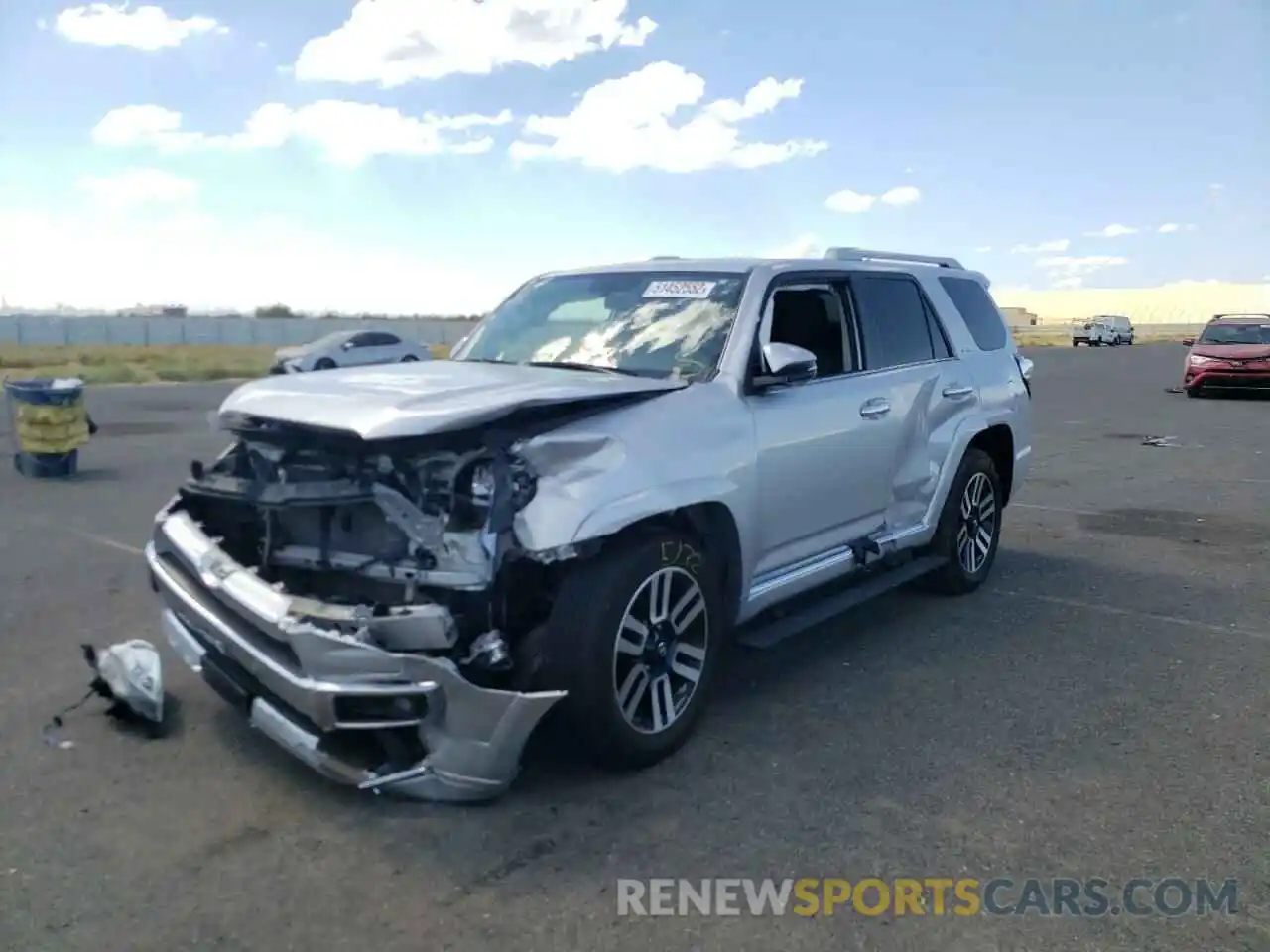 2 Photograph of a damaged car JTEBU5JR5K5719818 TOYOTA 4RUNNER 2019