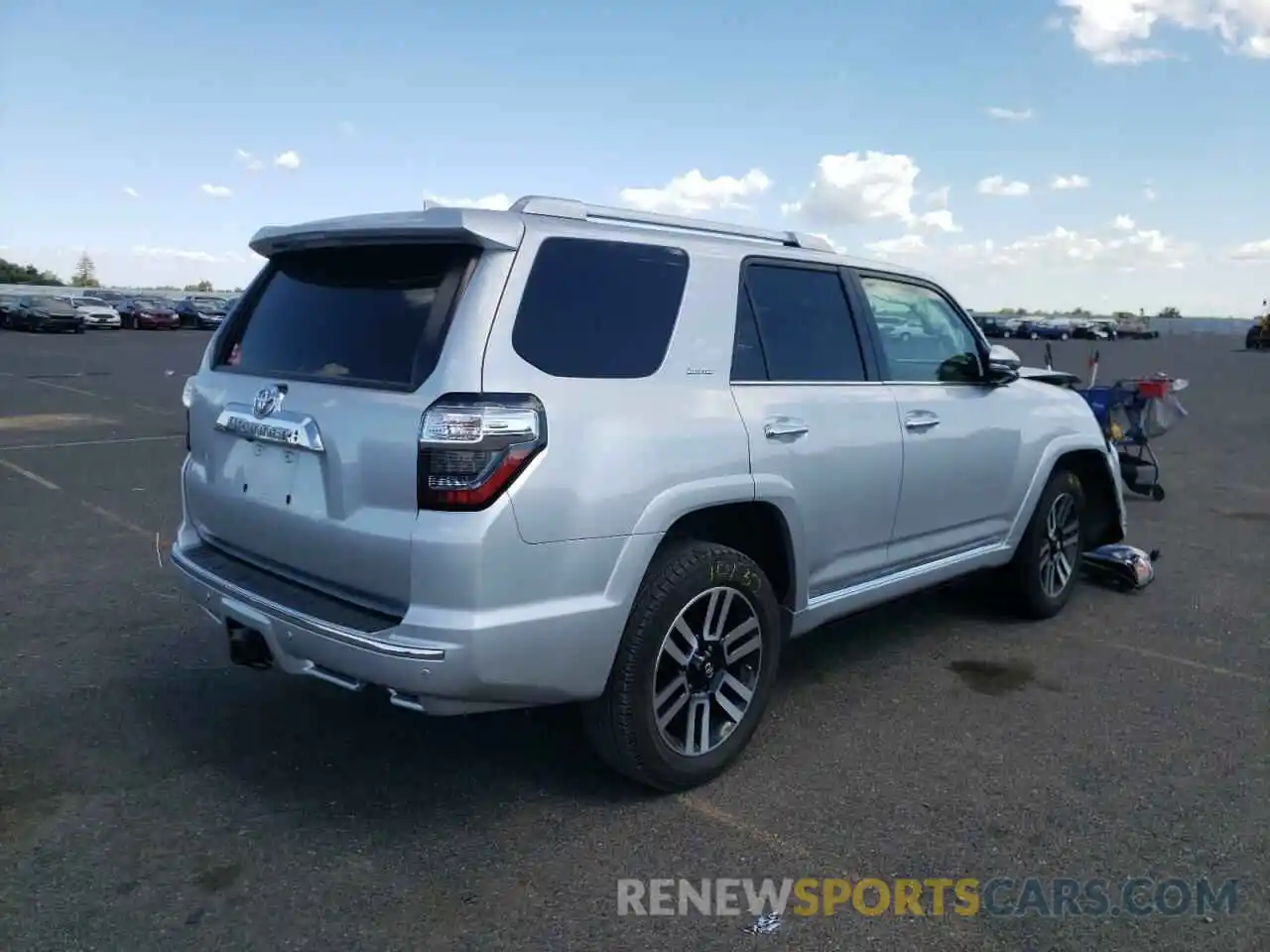 4 Photograph of a damaged car JTEBU5JR5K5719818 TOYOTA 4RUNNER 2019