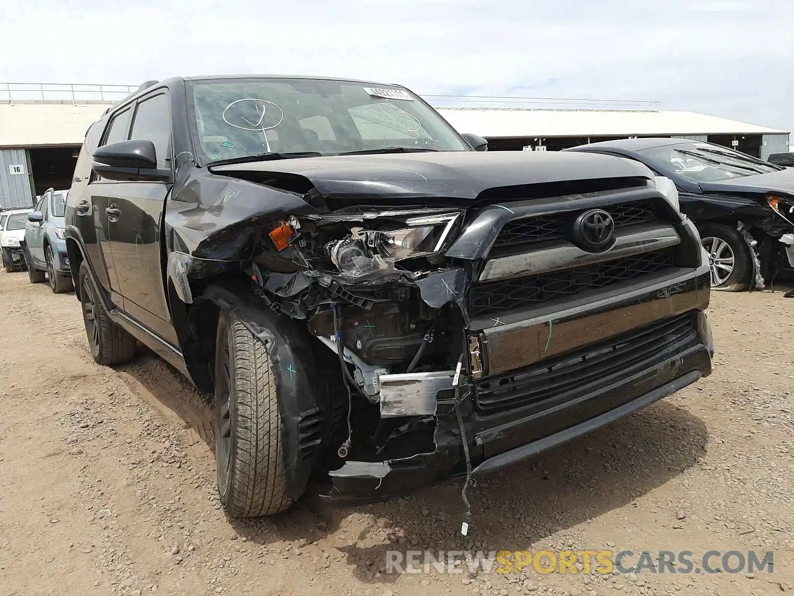 1 Photograph of a damaged car JTEBU5JR5K5720208 TOYOTA 4RUNNER 2019