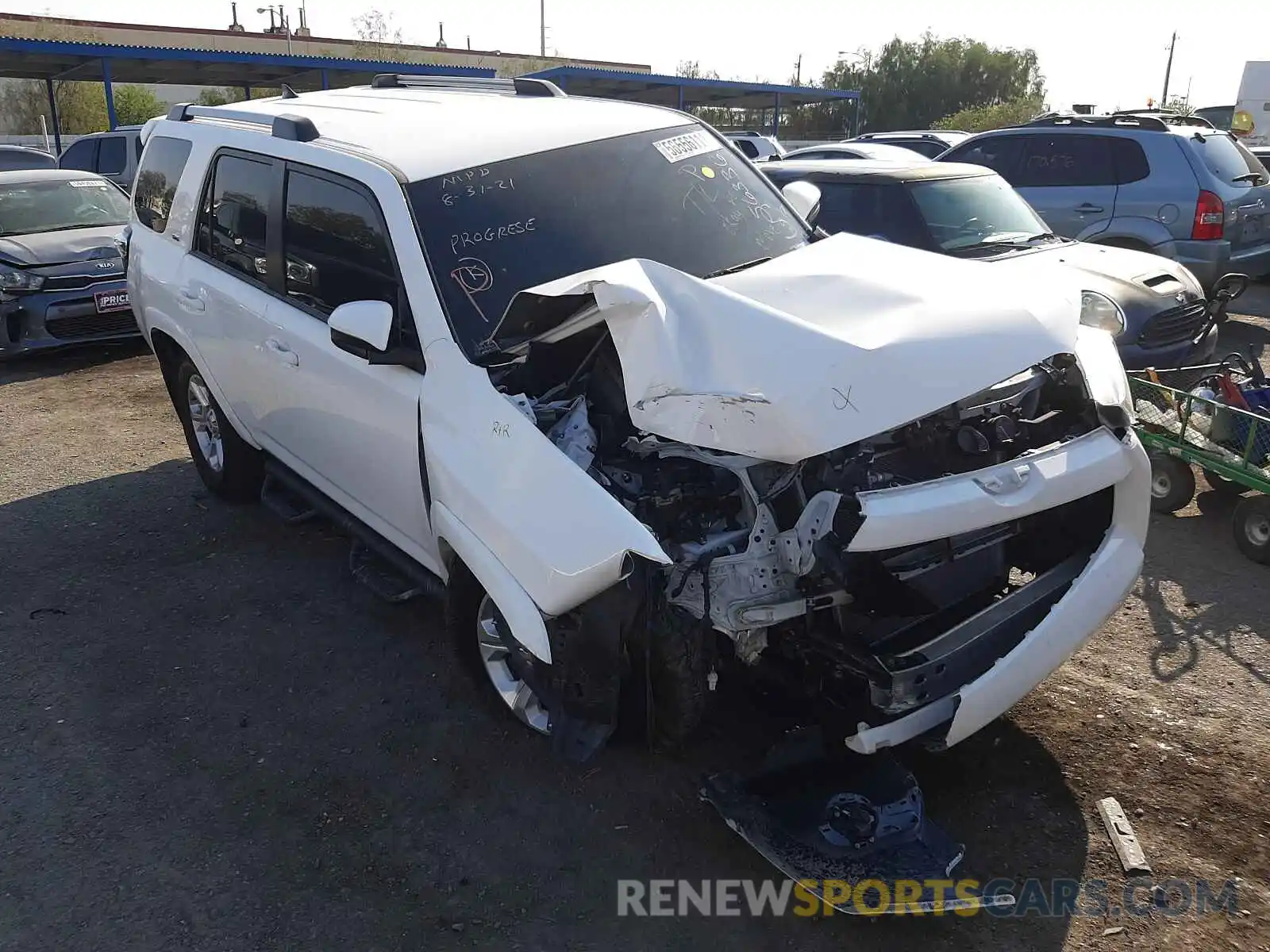 1 Photograph of a damaged car JTEBU5JR5K5723609 TOYOTA 4RUNNER 2019