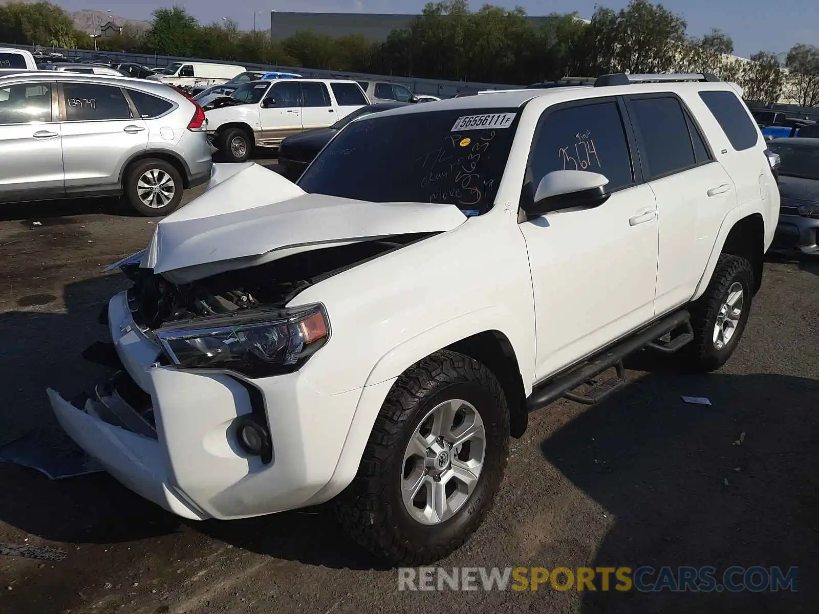 2 Photograph of a damaged car JTEBU5JR5K5723609 TOYOTA 4RUNNER 2019