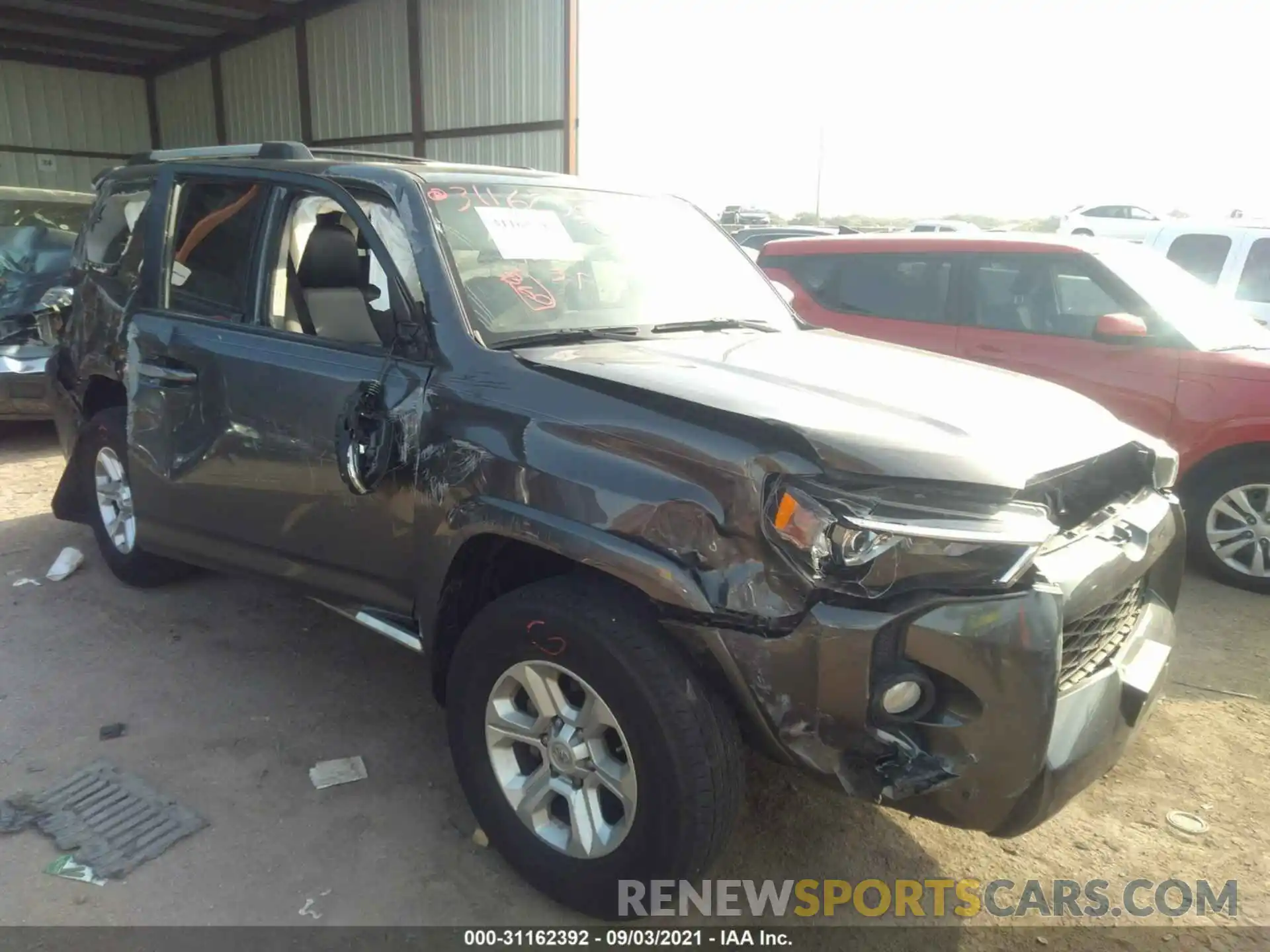 1 Photograph of a damaged car JTEBU5JR5K5725389 TOYOTA 4RUNNER 2019