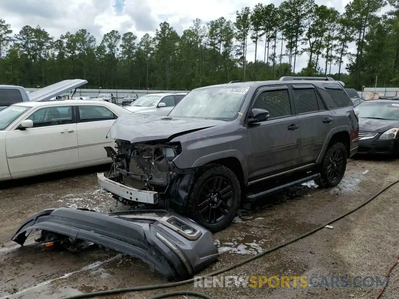 2 Фотография поврежденного автомобиля JTEBU5JR5K5729040 TOYOTA 4RUNNER 2019