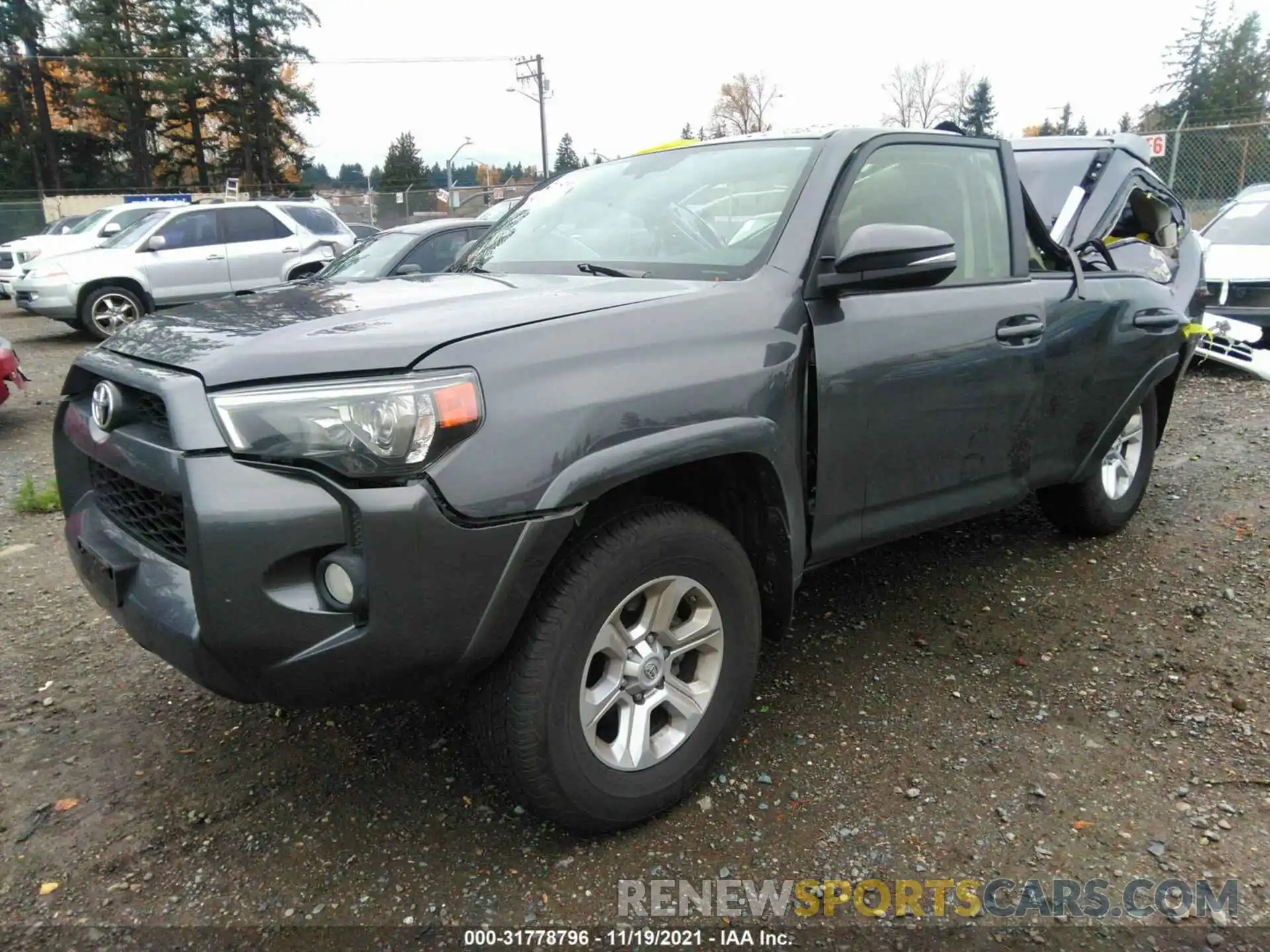 2 Photograph of a damaged car JTEBU5JR5K5729989 TOYOTA 4RUNNER 2019