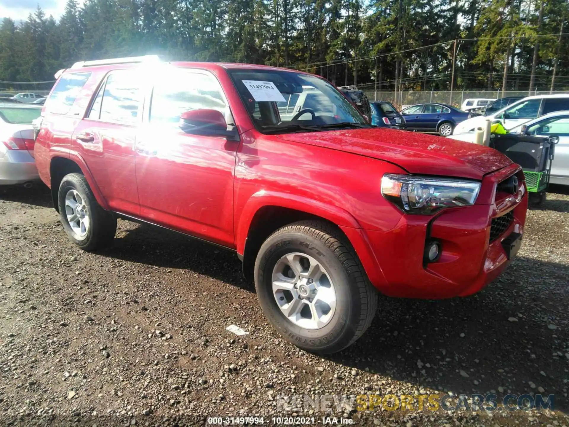 1 Фотография поврежденного автомобиля JTEBU5JR5K5730429 TOYOTA 4RUNNER 2019