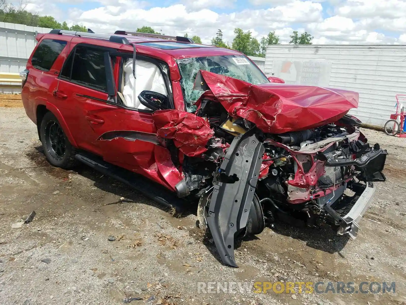 1 Photograph of a damaged car JTEBU5JR5K5733864 TOYOTA 4RUNNER 2019